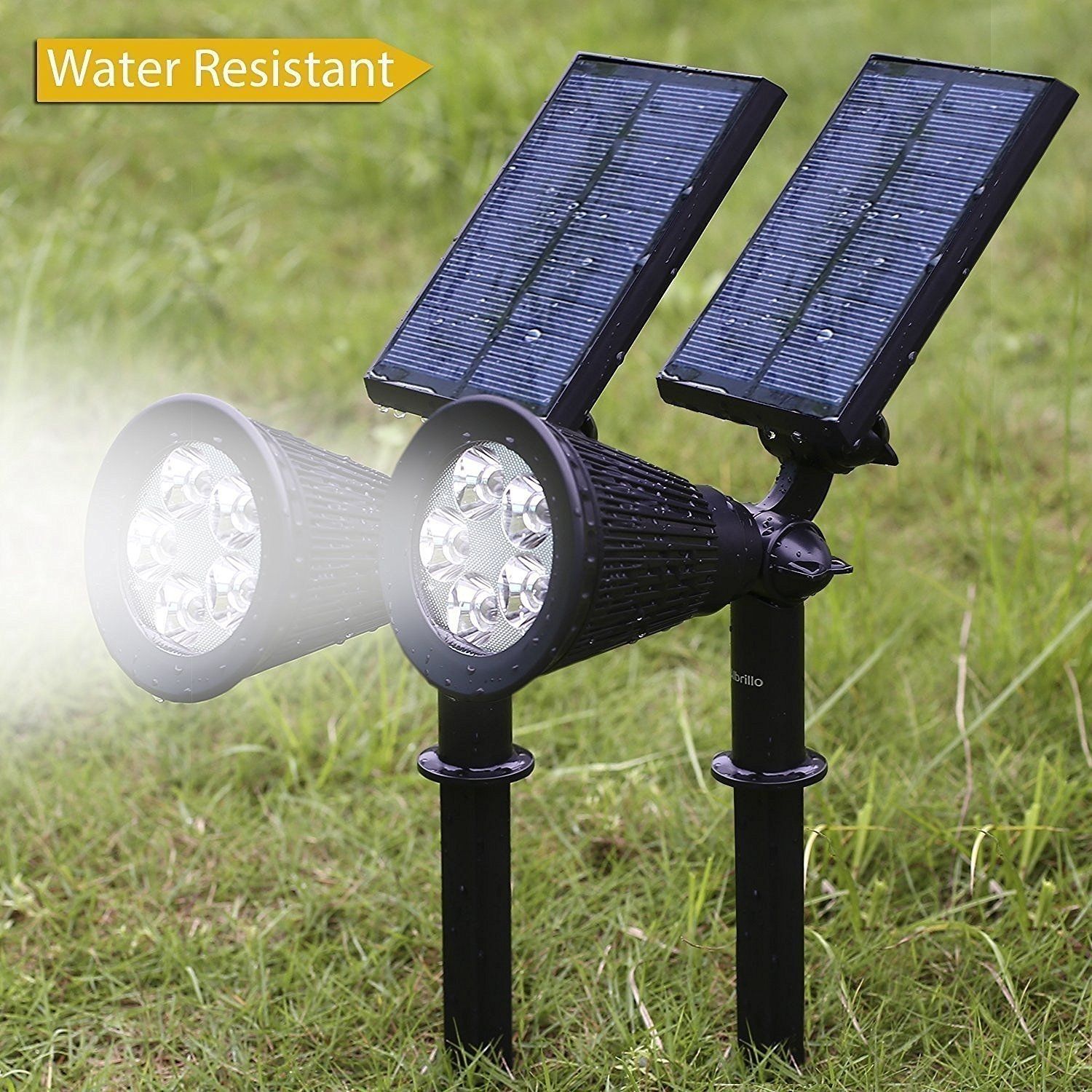 Outdoor Lights Amazon Best Of Albrillo 5 Led Solar Powered Spotlight Pertaining To Outdoor Lanterns At Amazon (View 16 of 20)