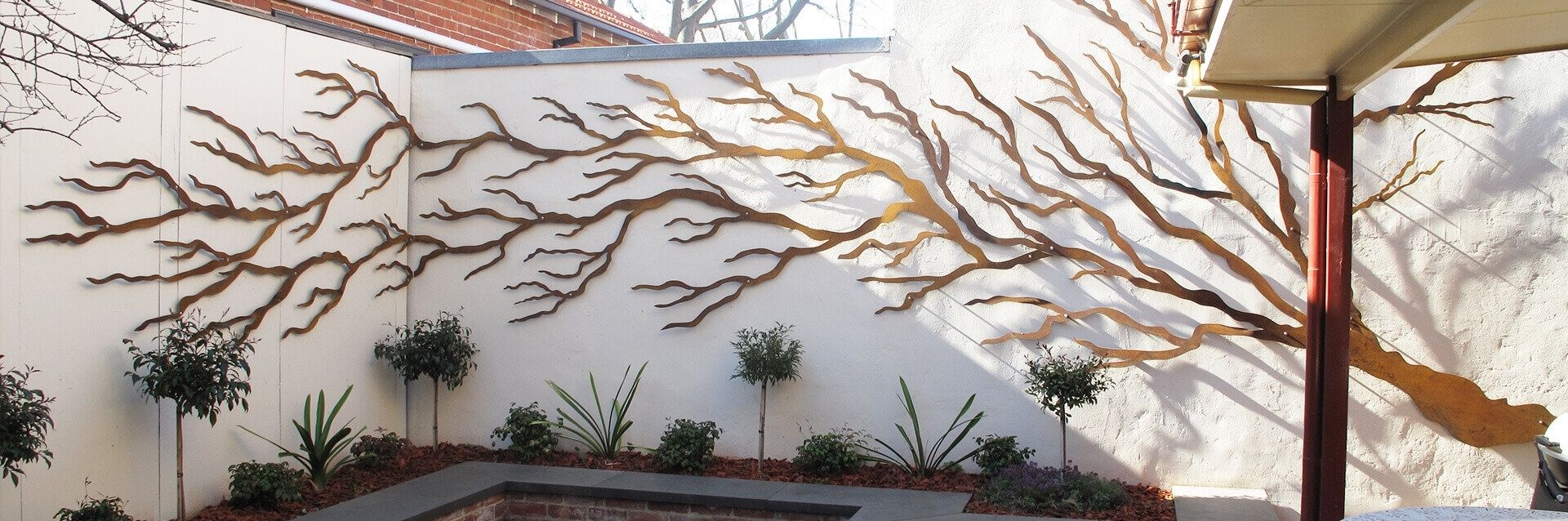 Outdoor Wall Hangings Art Japsinfo Australia Nz Sculptures Metal In Garden Wall Art (View 11 of 20)