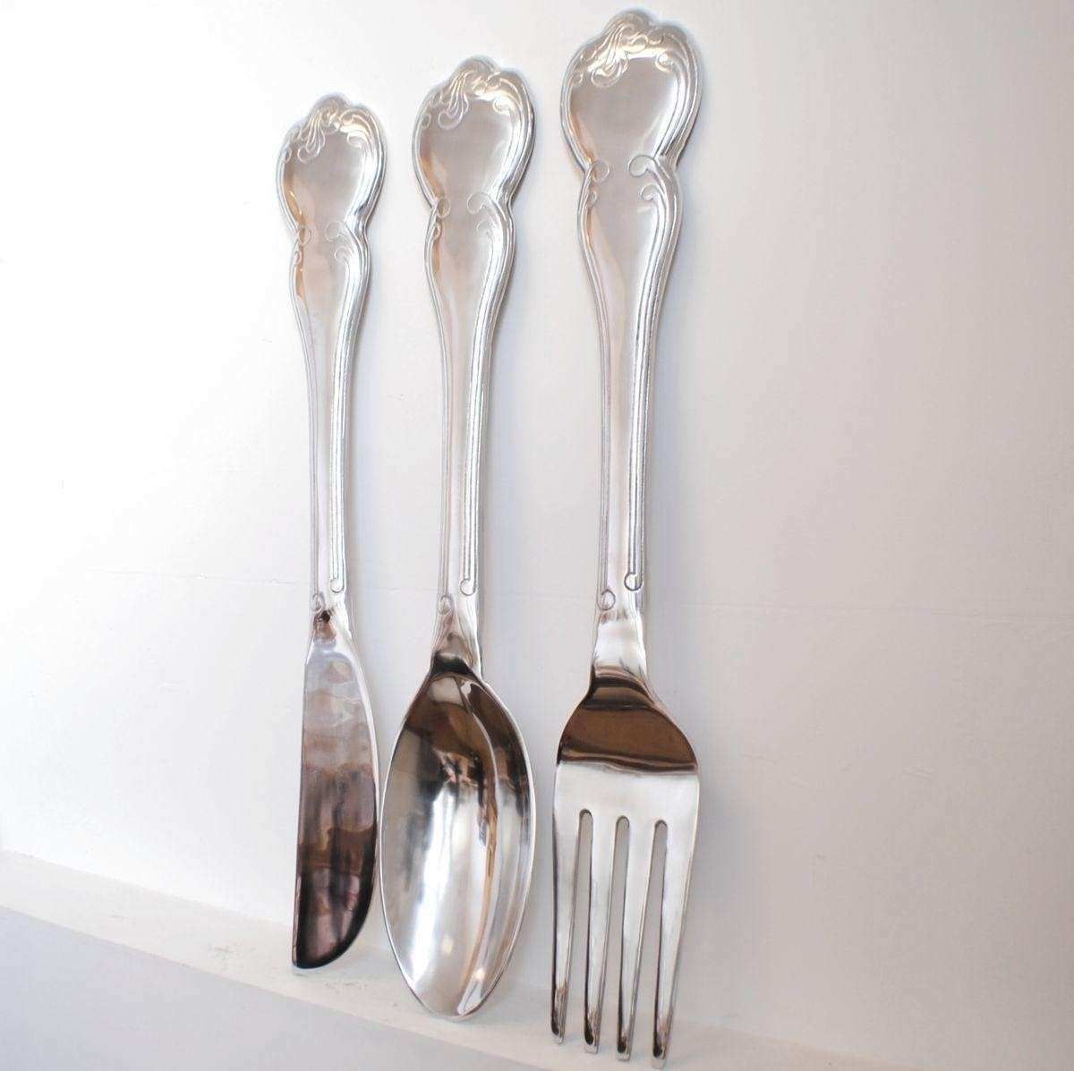 Oversized Fork And Spoon Wall Decor Best Of 20 Best Big Spoon And Regarding Fork And Spoon Wall Art (View 7 of 20)