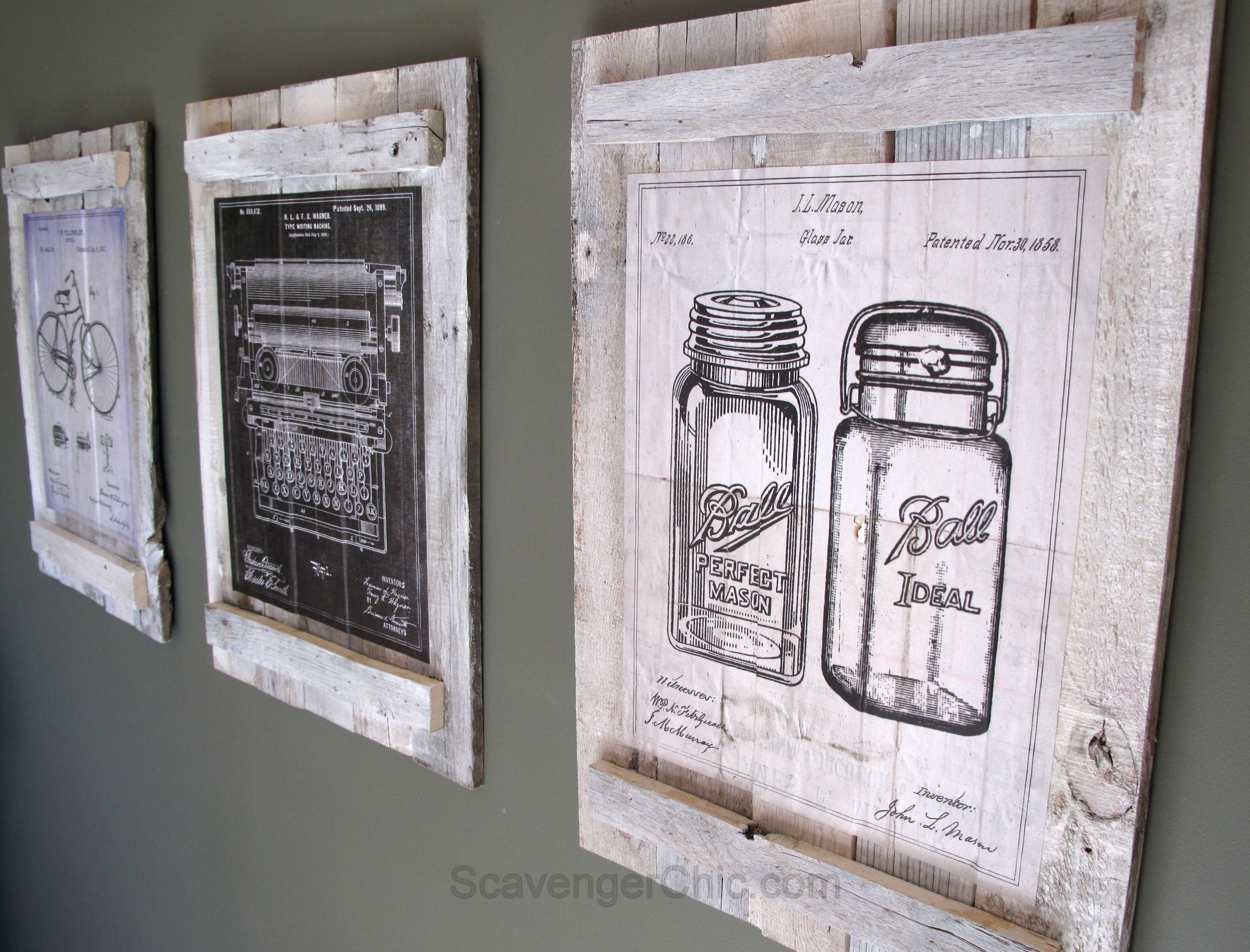 Pallets And Calendars Diy Wall Art – Scavenger Chic Intended For Pallet Wall Art (View 12 of 20)