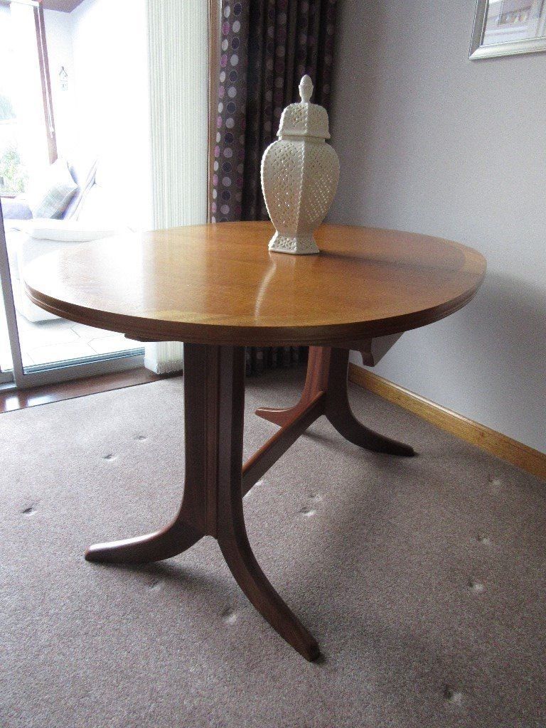 Parker Knoll Extending Oval Dining Table, Teak | In Falkirk | Gumtree With Regard To Parker Oval Marble Coffee Tables (View 26 of 30)