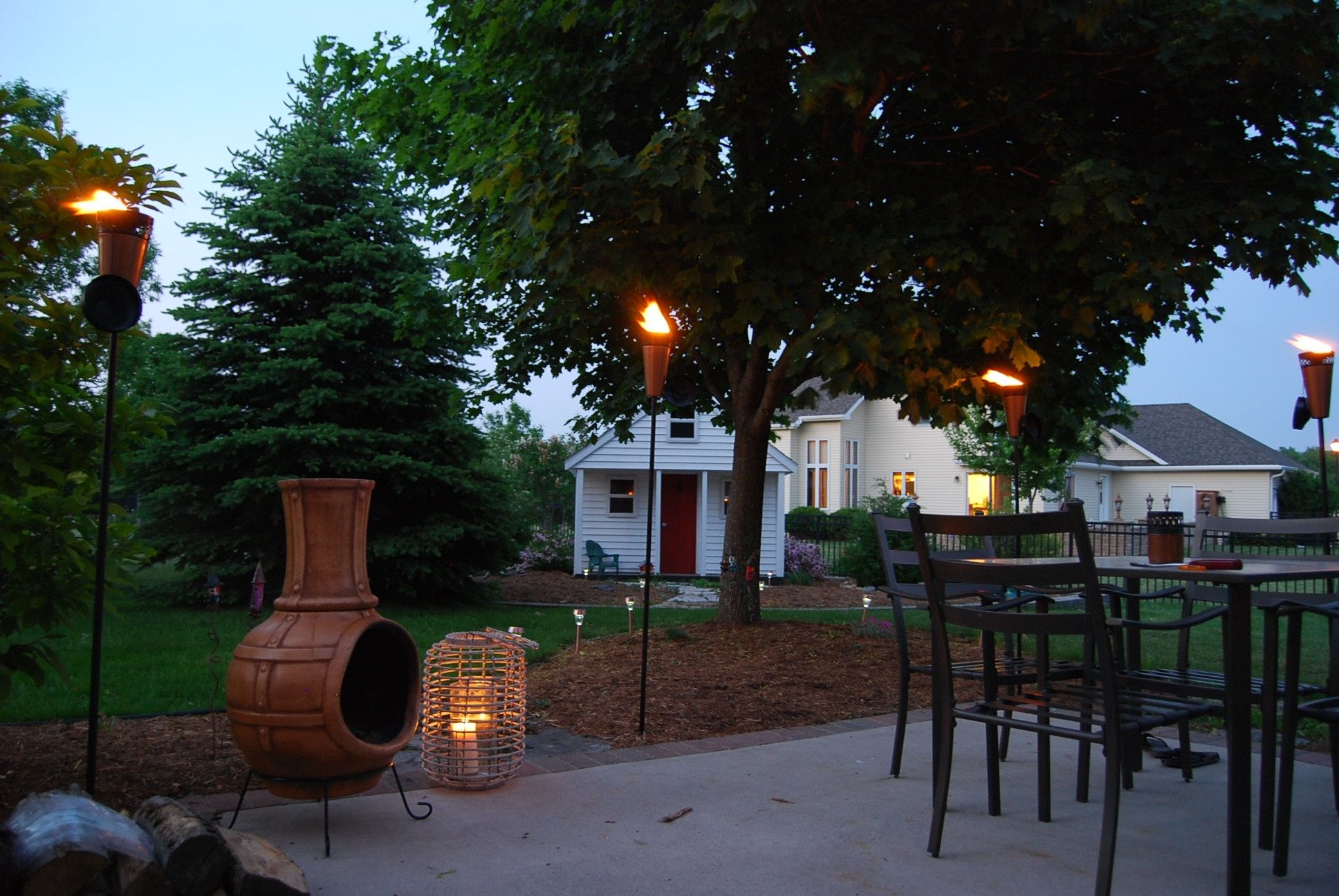 Patio Torches New Propane Tiki Torches For Sale Led Flame Lamp Intended For Outdoor Tiki Lanterns (View 15 of 20)