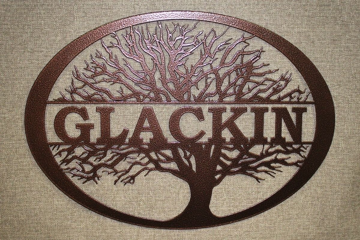 Personalized Monogram Wall Decor Inspirational Family Tree With Personalized Metal Wall Art (View 5 of 20)