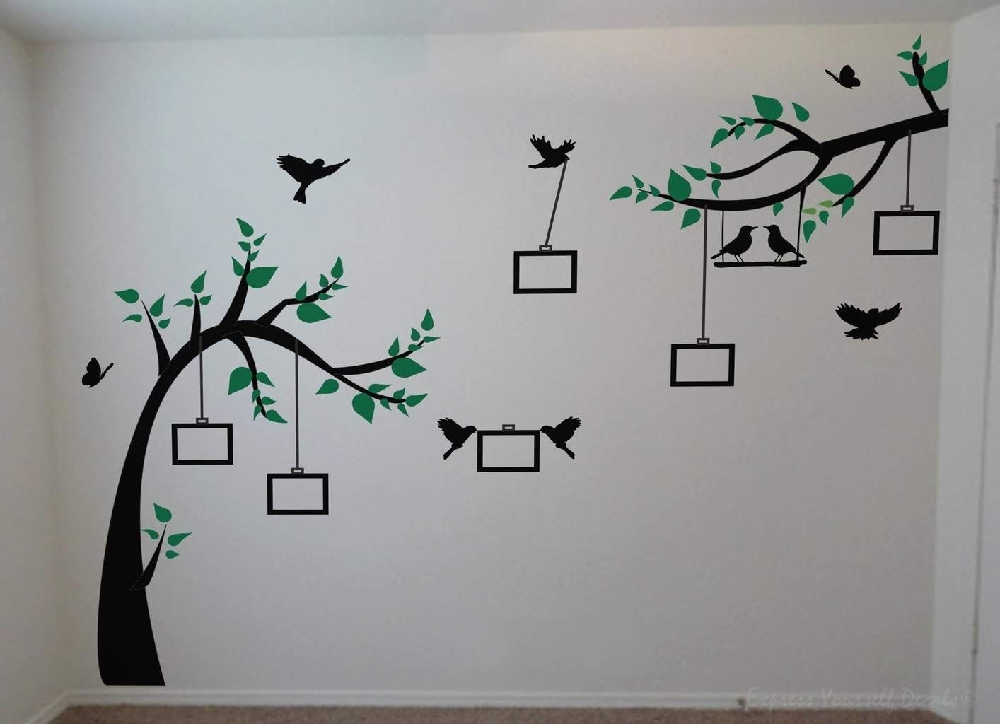 Photo Tree Wall Decal | Wall Art Decal Sticker For Wall Tree Art (View 1 of 20)