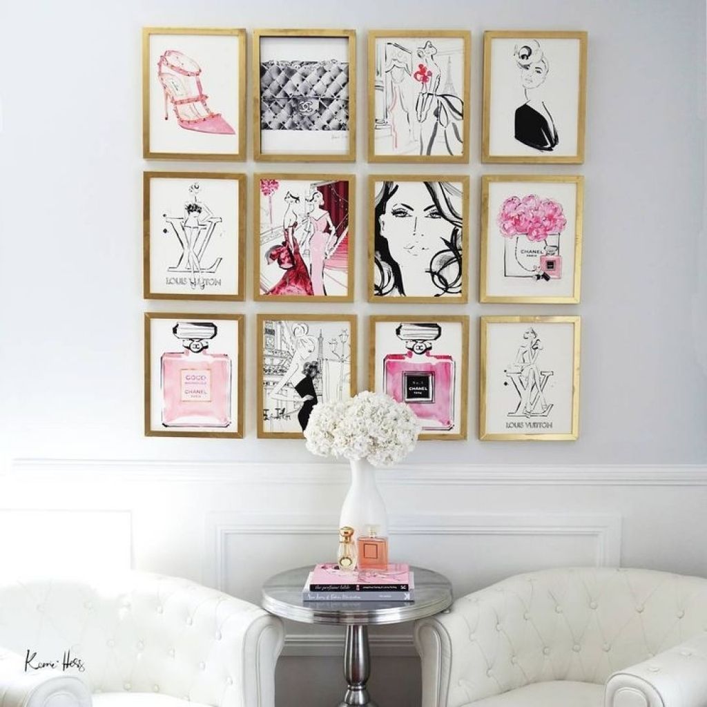 Pinterest Wall Art Decor | Home Design Interior Regarding Fashion Wall Art (Photo 16 of 20)