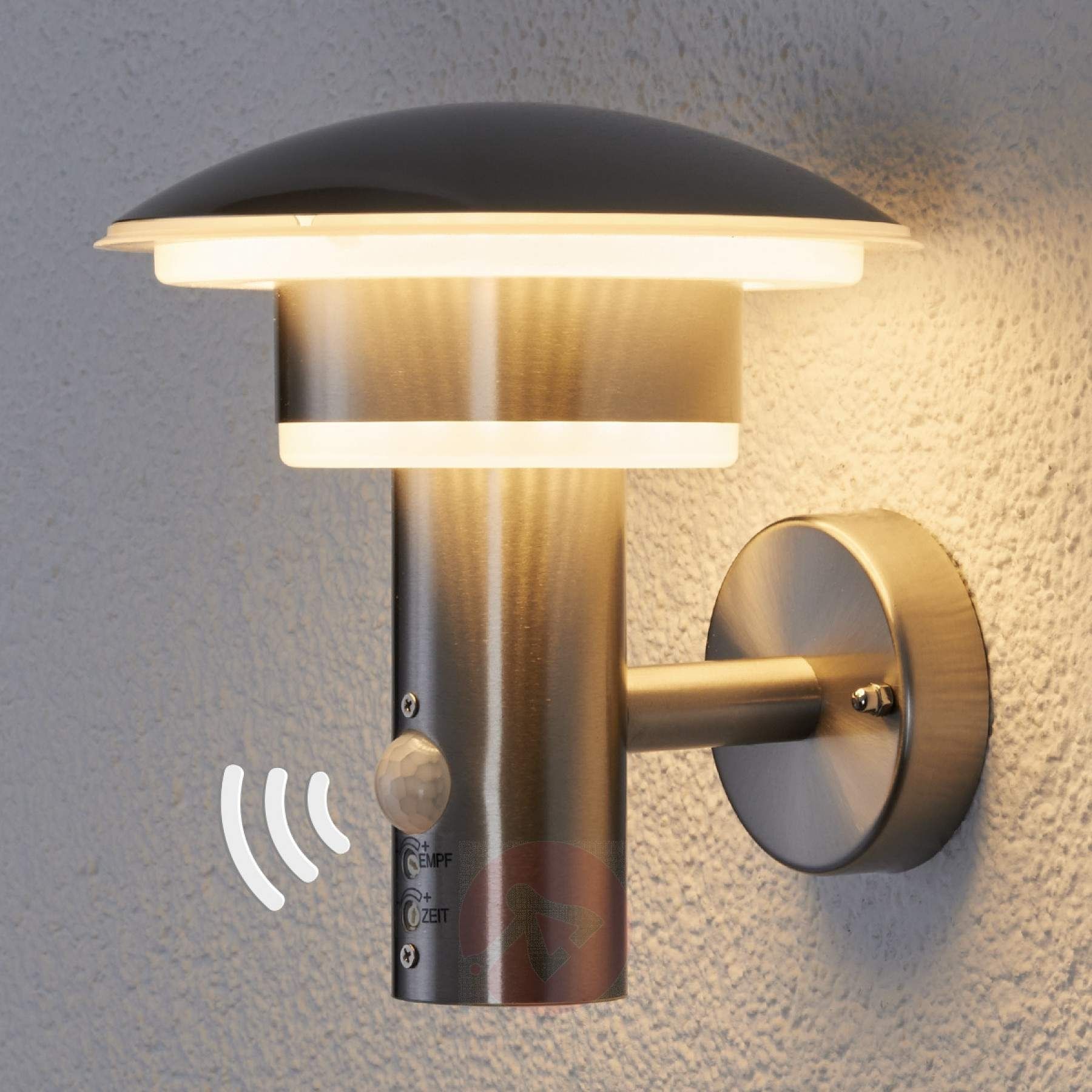 Pir Outdoor Wall Light Lillie With Leds | Lights.co (View 15 of 20)