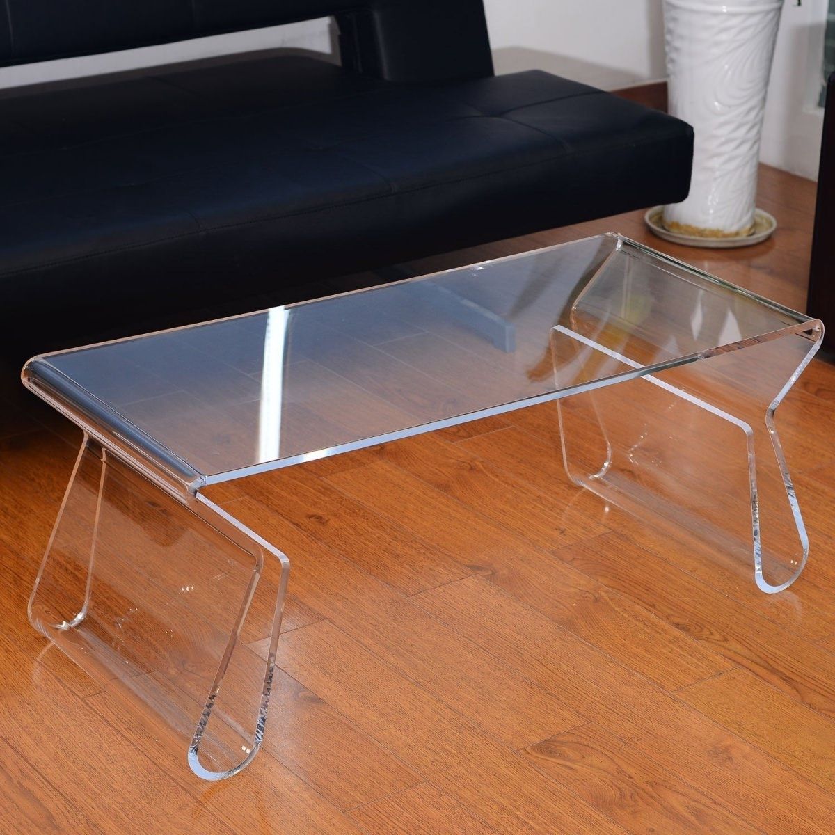 Plexiglass Coffee Table Modern | Sushi Ichimura Decor Throughout Peekaboo Acrylic Tall Coffee Tables (View 8 of 30)