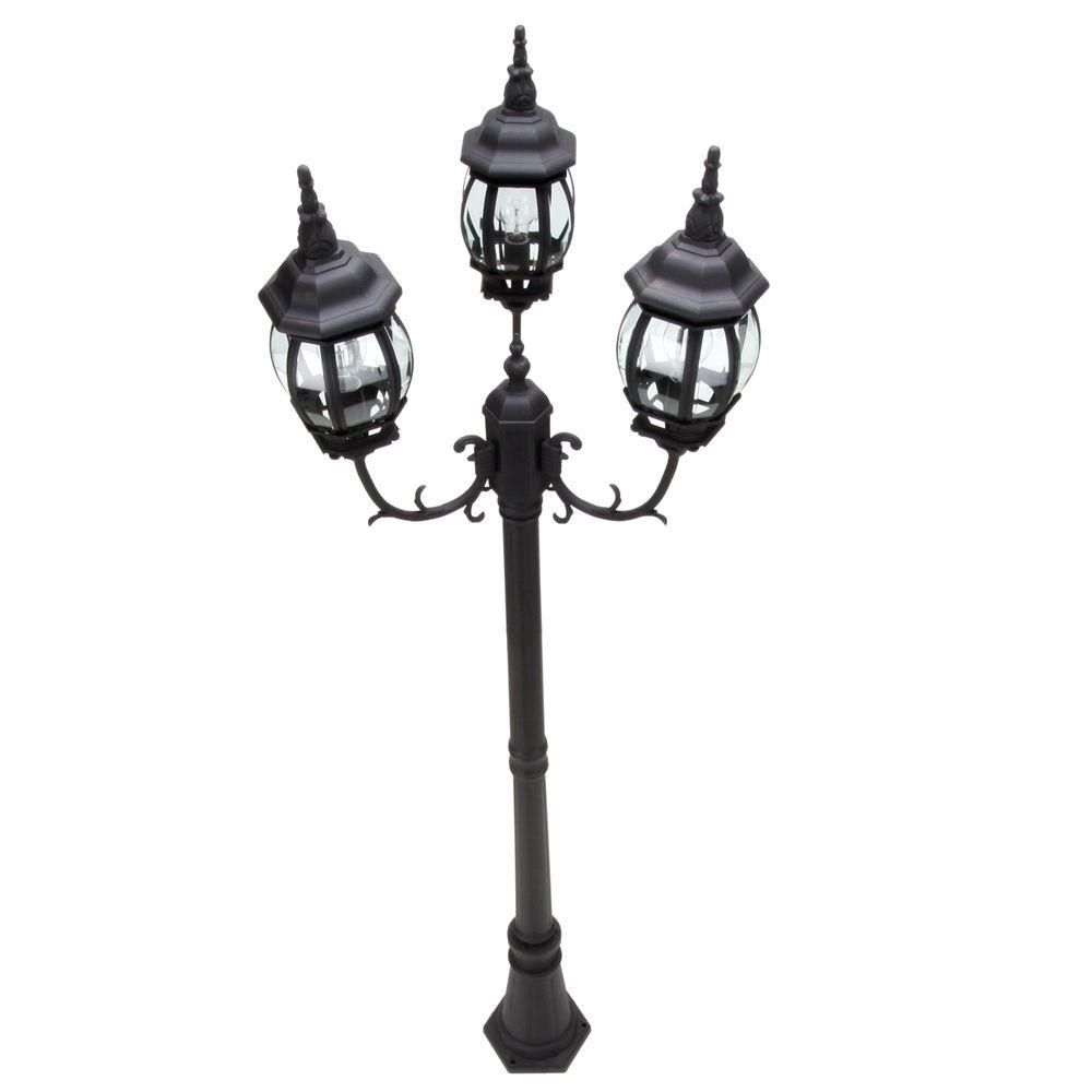 Post Lighting – Outdoor Lighting – The Home Depot Intended For Outdoor Standing Lanterns (Photo 8 of 20)