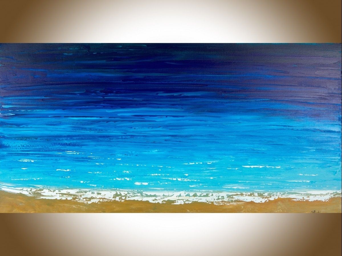 Reach The Shoreqiqigallery 48" X 24" Ocean Weave Ocean Wall Art Intended For Ocean Wall Art (View 17 of 20)