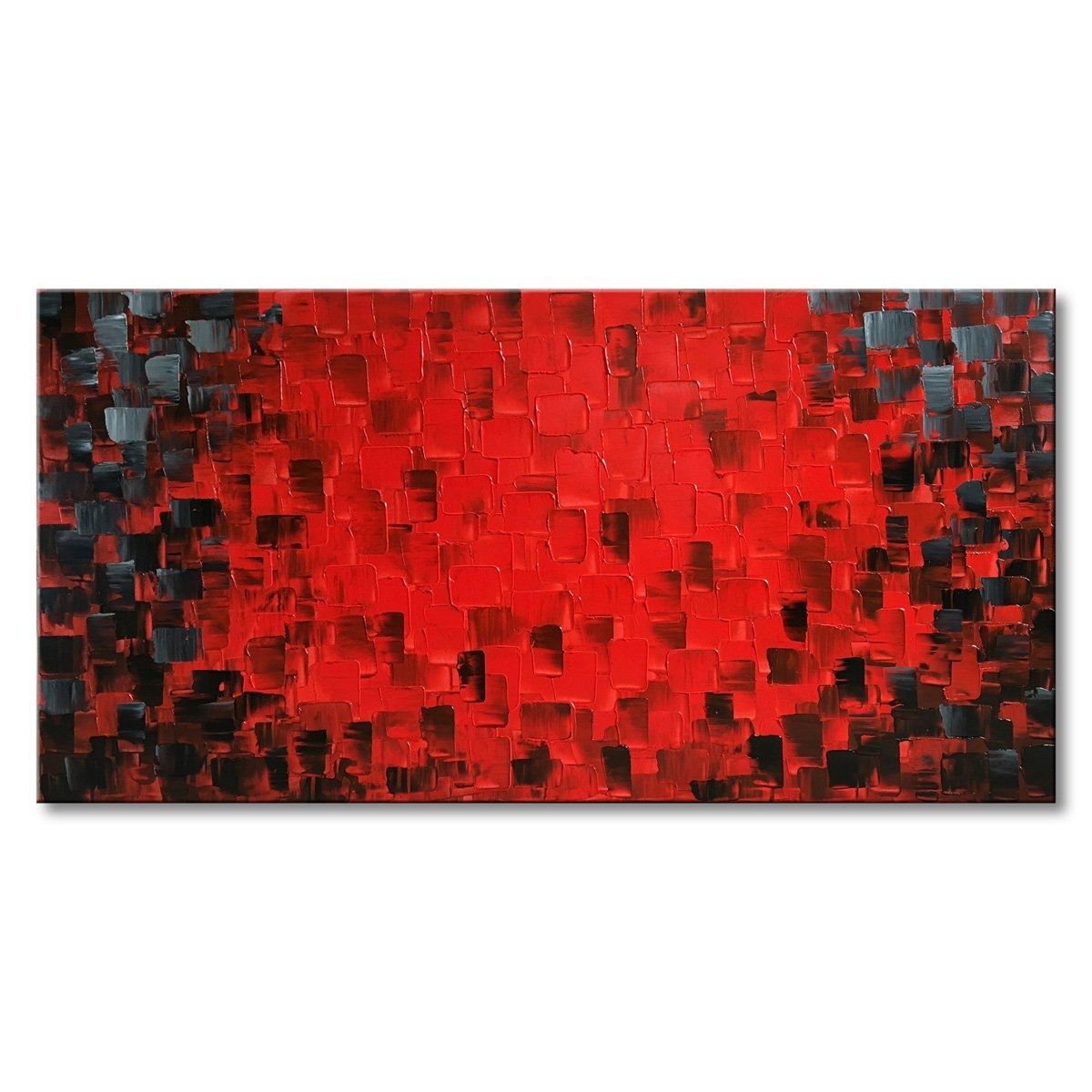 Red Canvas Art: Amazon Pertaining To Red Canvas Wall Art (Photo 3 of 20)