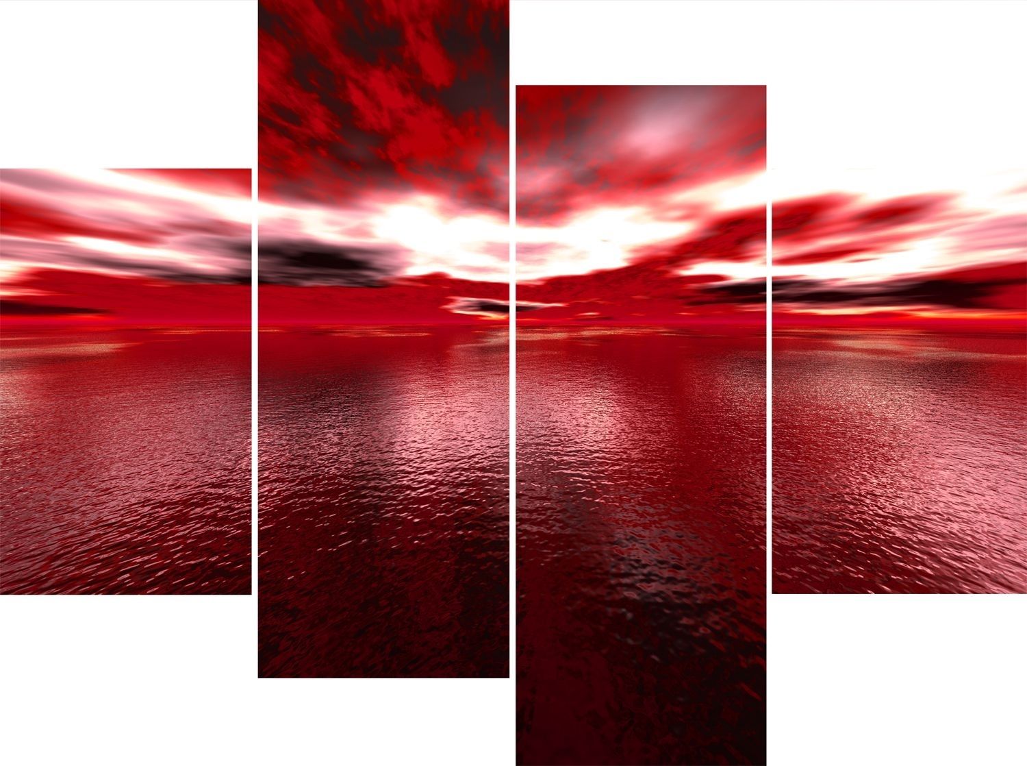 Red Contemporary Canvas Wall Art — All Contemporary Design With Regard To Red Wall Art (View 7 of 20)