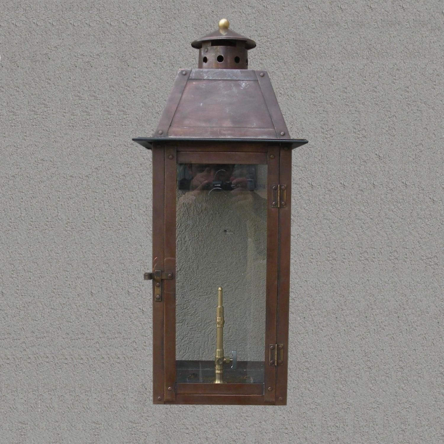 Regency Gl25 Monroe Rue Natural Gas Light With Open Flame Burner And In Outdoor Gas Lanterns (View 11 of 20)
