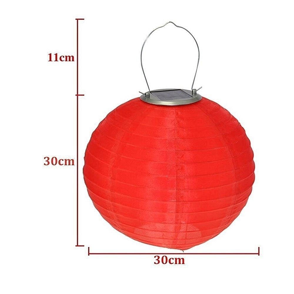 Riorand 4pcs Chinese Waterproof Outdoor Garden Solar Hanging Led Pertaining To Waterproof Outdoor Lanterns (View 10 of 20)