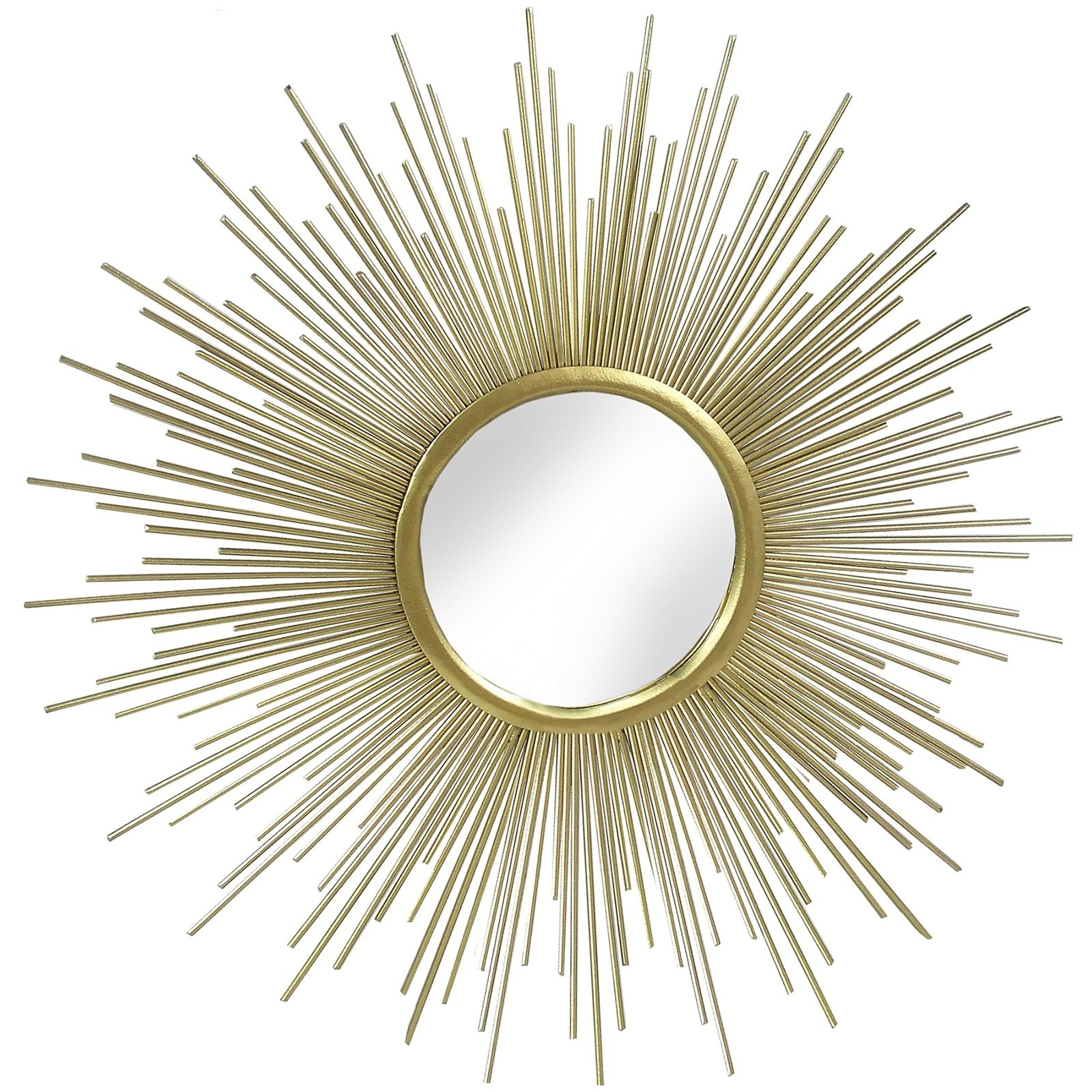 Rising Sun Gold Metal Wall Art Mirror – Casanad With Gold Metal Wall Art (View 7 of 20)