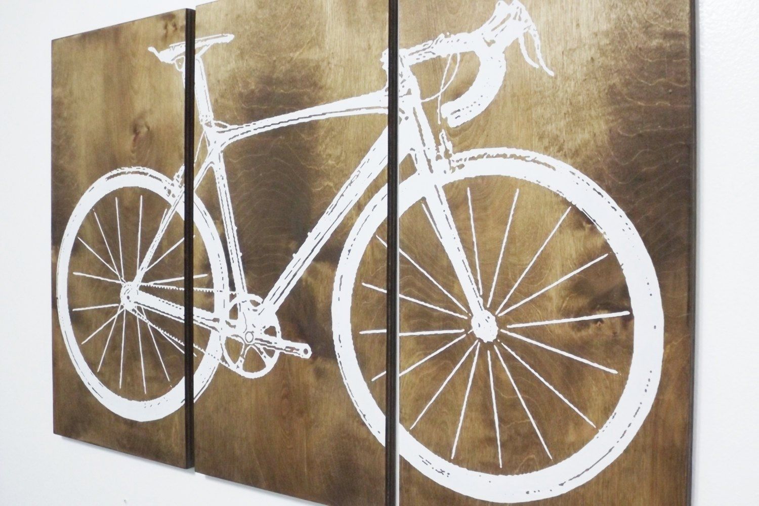 Road Bike / Street Bike Wall Art / Bicycle Screen Print, Bike Wall With Regard To Bicycle Wall Art (Photo 5 of 20)