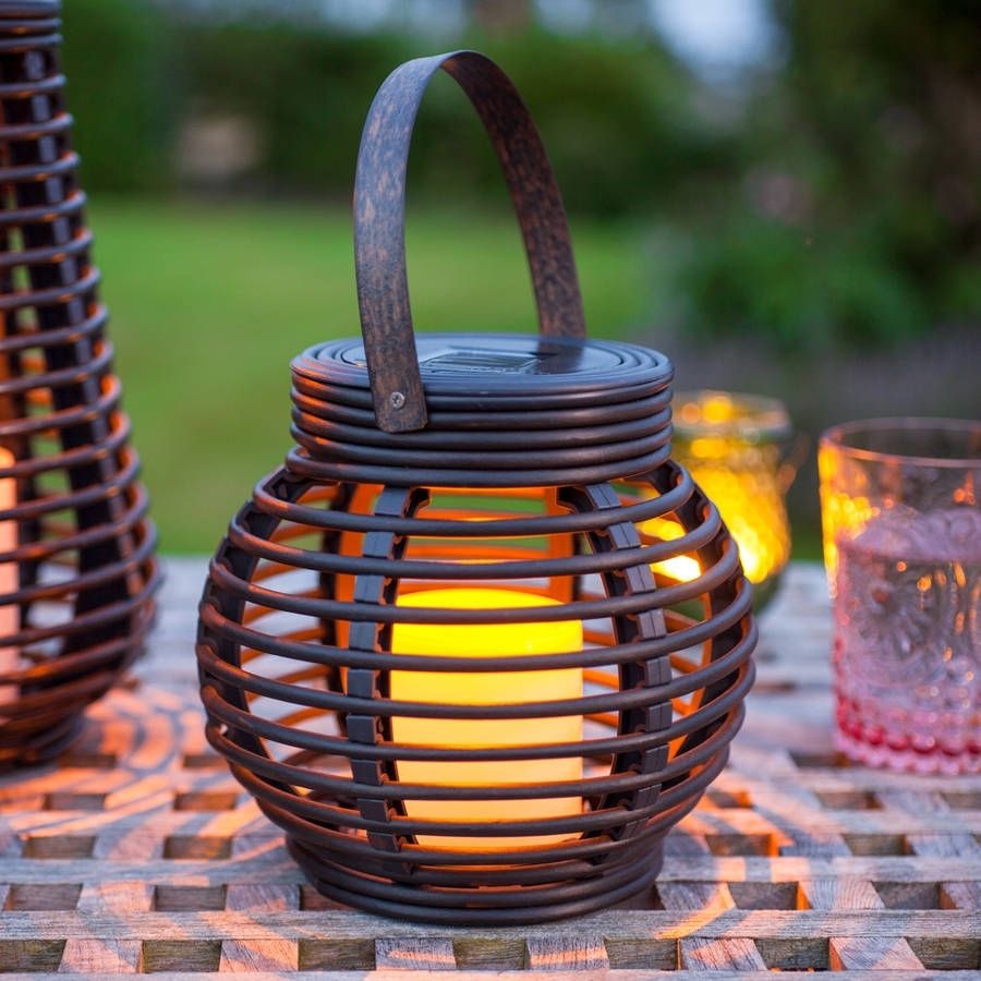 Featured Photo of 20 Inspirations Outdoor Rattan Lanterns