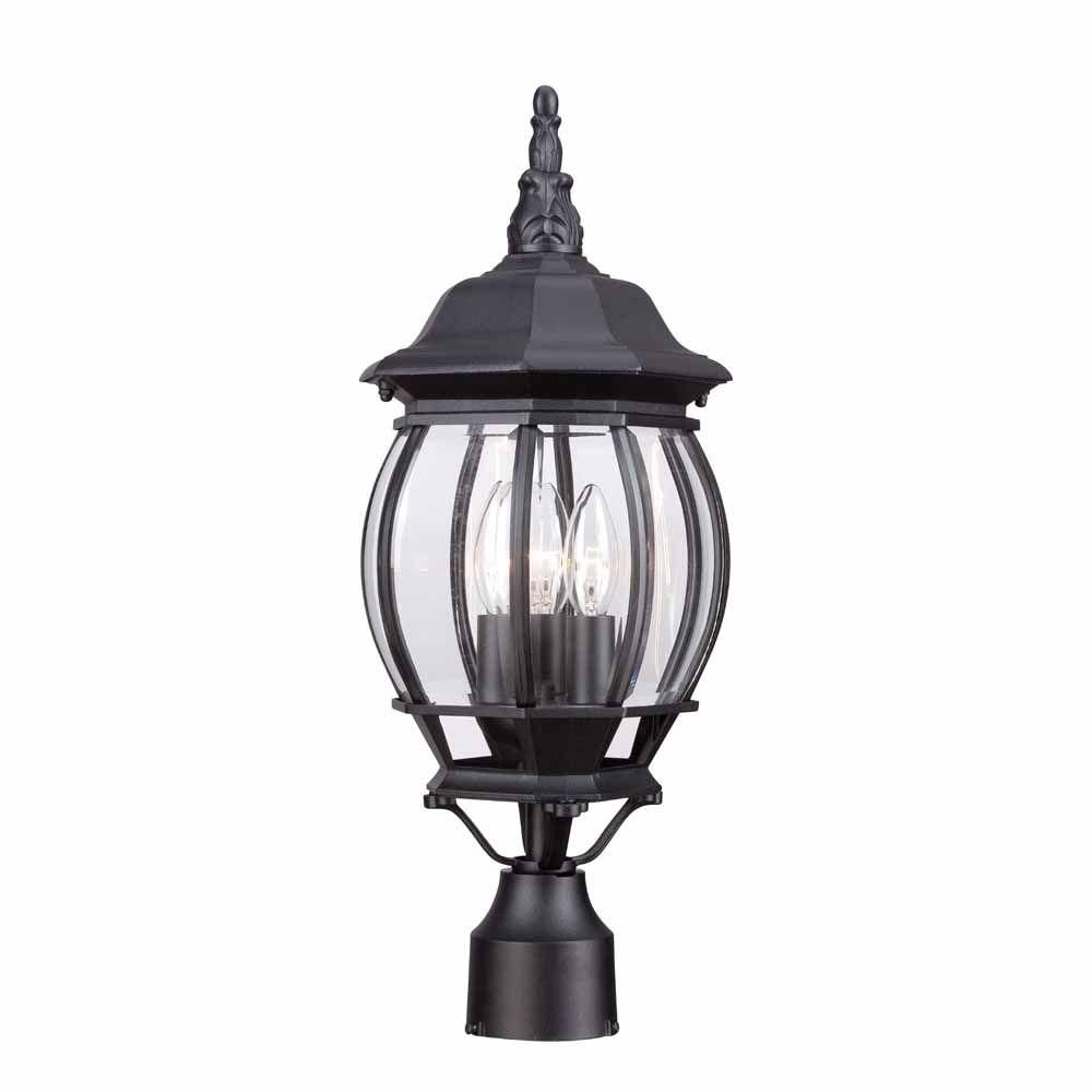 Rust Resistant – Post Lighting – Outdoor Lighting – The Home Depot Inside Rust Proof Outdoor Lanterns (View 7 of 20)