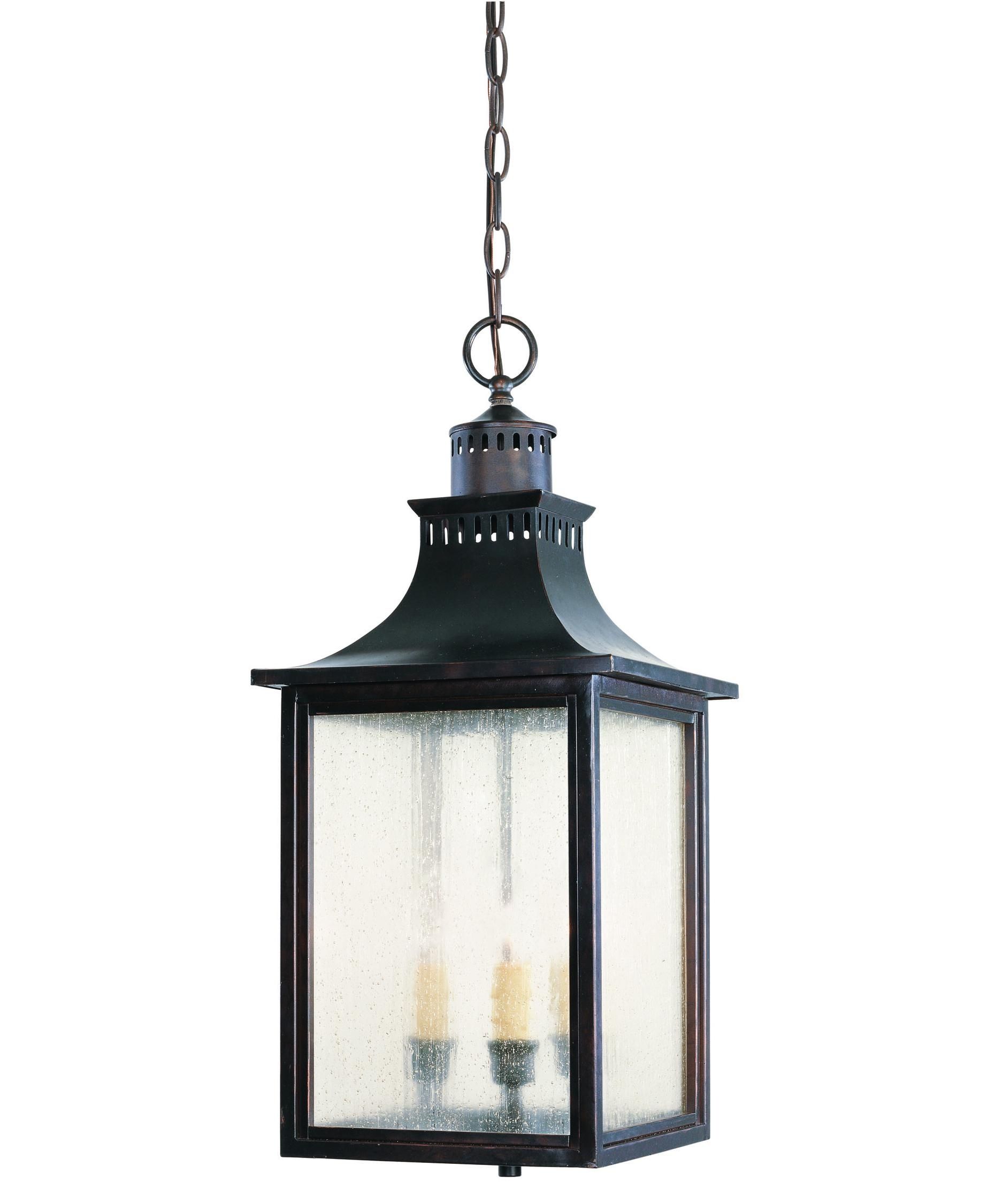 Savoy House 5 256 Monte Grande 10 Inch Wide 3 Light Outdoor Hanging Within Rustic Outdoor Electric Lanterns (View 9 of 20)
