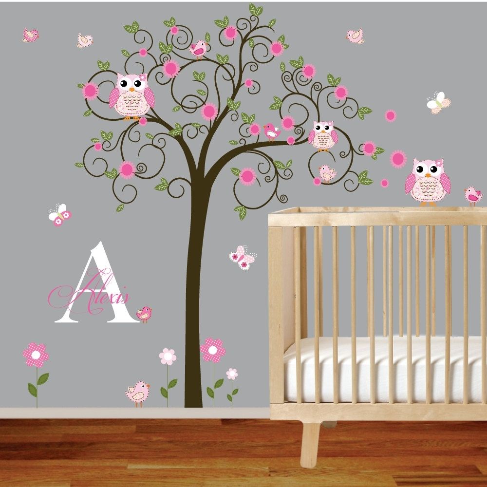 Select Optimal Wall Stickers For Nursery – Blogbeen Intended For Baby Room Wall Art (Photo 7 of 20)