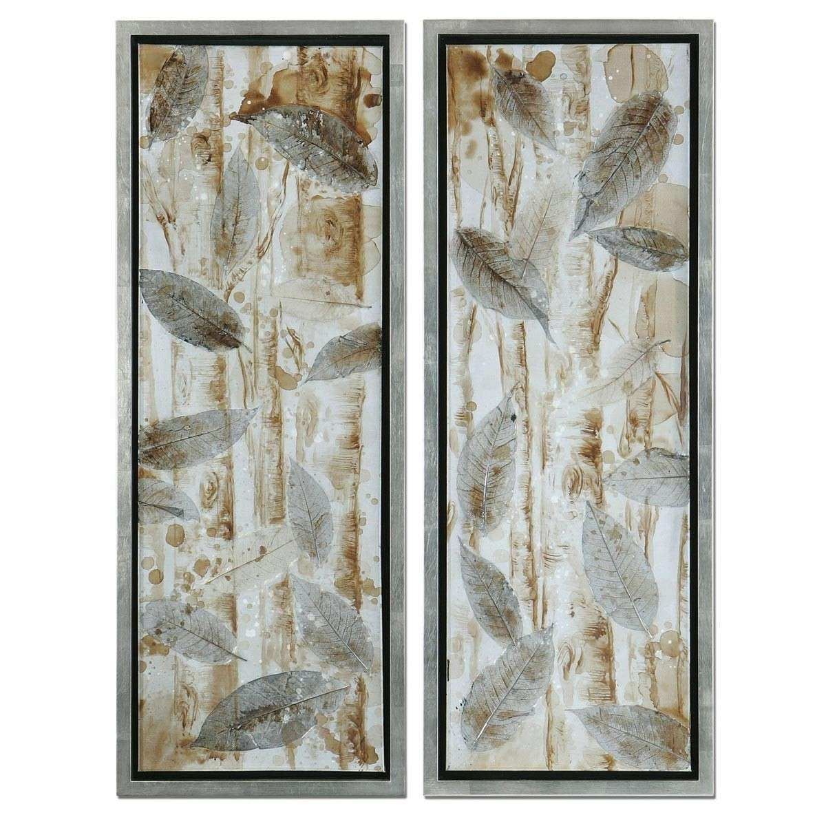 Set Of Wall Decor Luxury Pressed Leaves Framed Wall Art Set Of Of In Set Of 2 Framed Wall Art (Photo 1 of 20)
