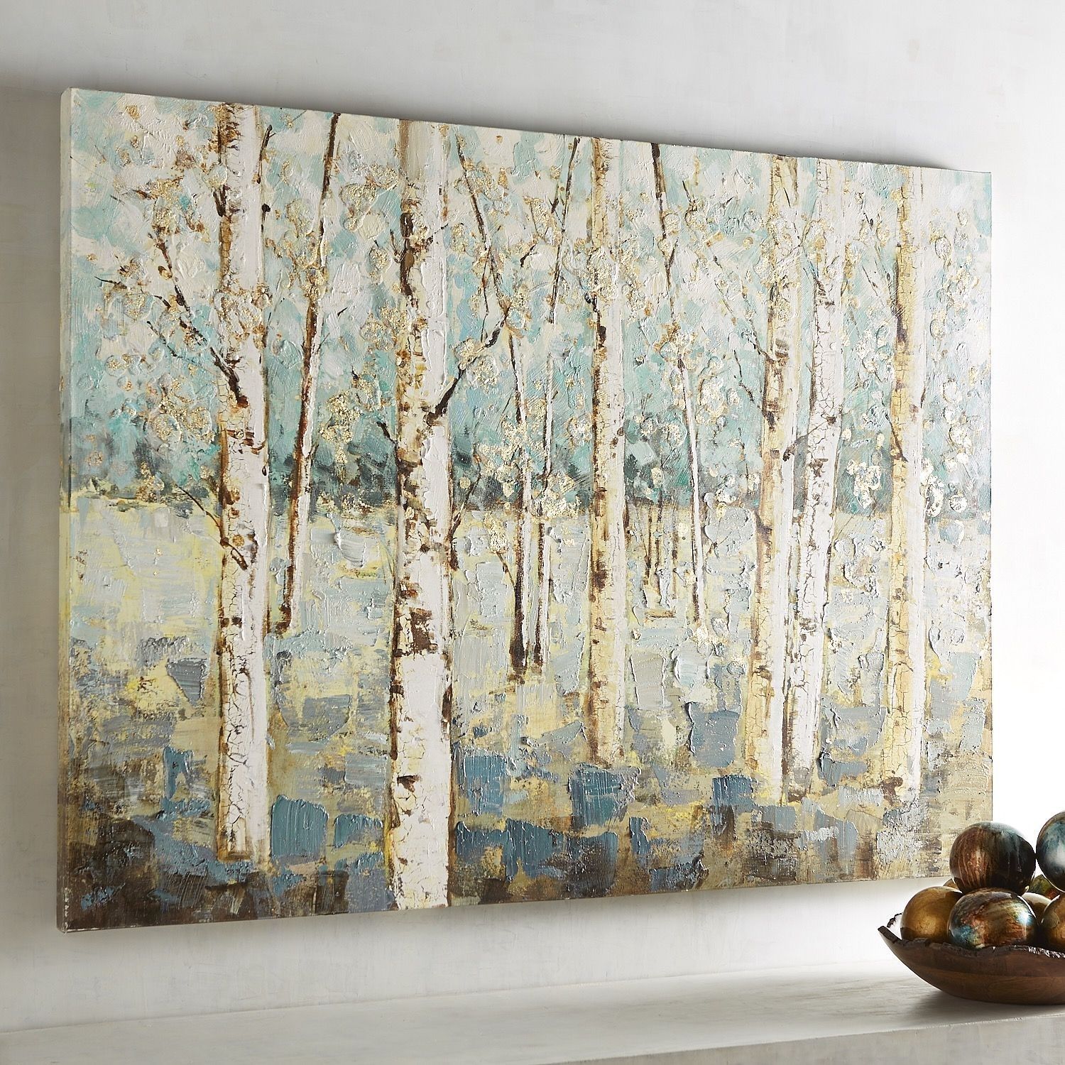 Shades Of Blue Birch Tree Wall Art | Products | Pinterest | Tree Art With Birch Tree Wall Art (View 5 of 20)