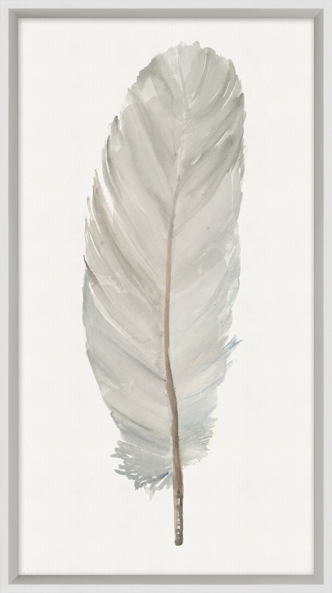 Shocking Modern Sketch Grey Picture Canvas Painting Home Wall For Within Feather Wall Art (View 17 of 20)
