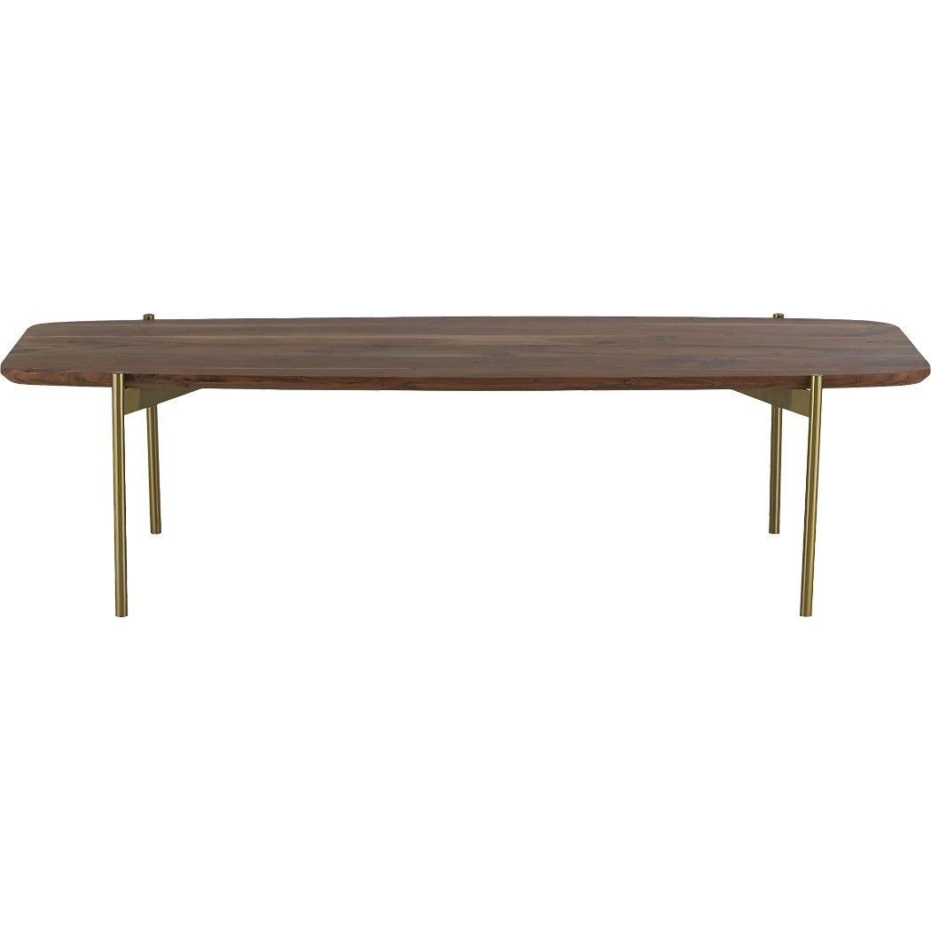 Shop Adam Coffee Table. A Nod To Midcentury Mod. Sleek Span Of Solid In Adam Coffee Tables (Photo 1 of 30)