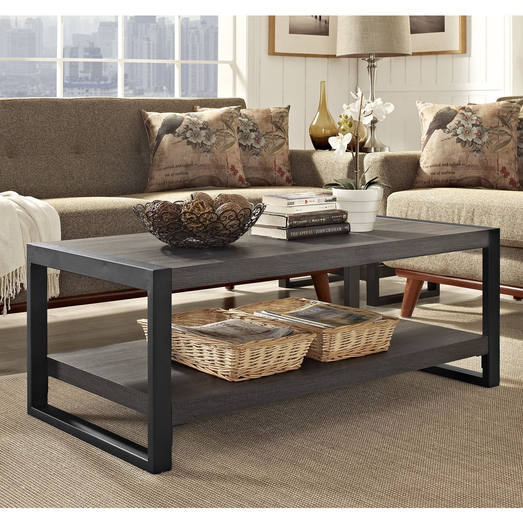 Shop Angelo:home 48 Inch Coffee Table – On Sale – Free Shipping Regarding Chevron 48&quot; Coffee Tables (View 3 of 9)