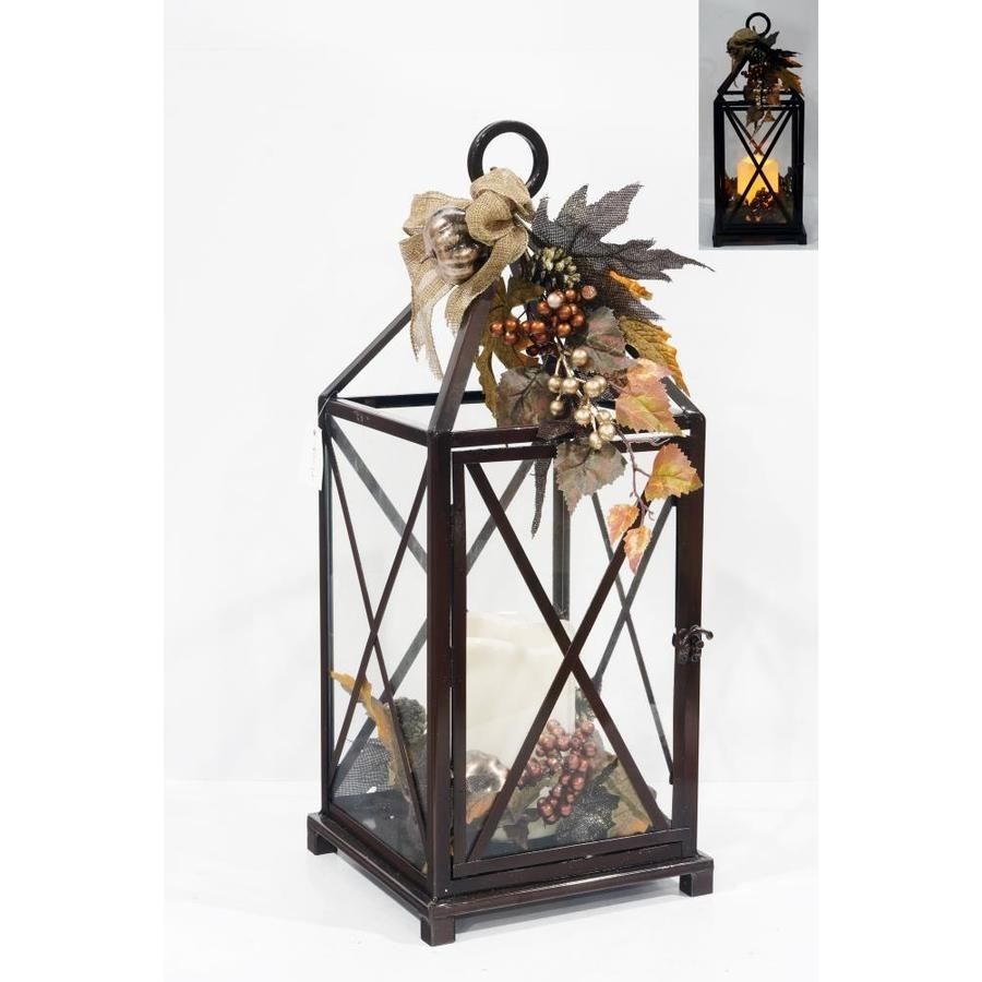Shop Holiday 9.75 In X 23.25 In Multiple Metal Led Light Outdoor For Outdoor Holiday Lanterns (Photo 18 of 20)