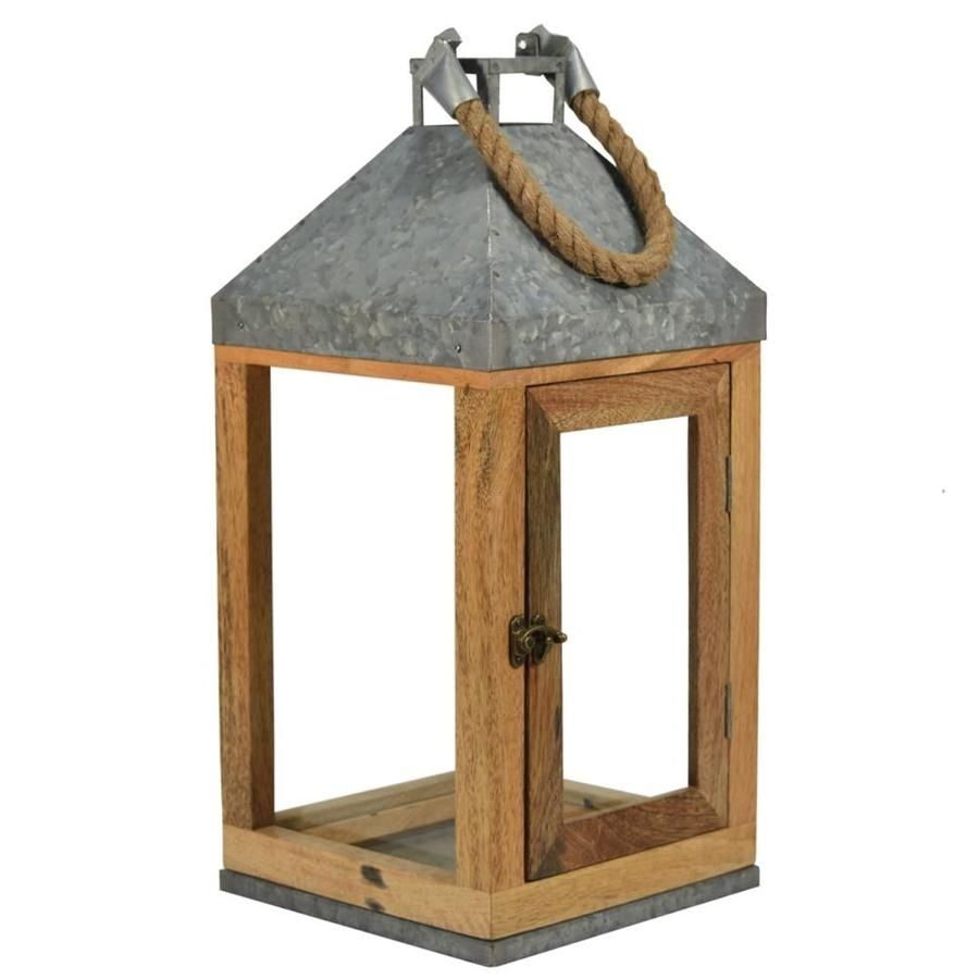 Shop Outdoor Decorative Lanterns At Lowes For Outdoor Empty Lanterns (Photo 4 of 20)
