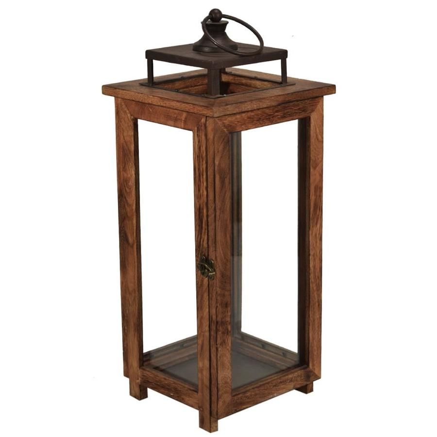 Shop Outdoor Decorative Lanterns At Lowes With Black Outdoor Lanterns (Photo 20 of 20)