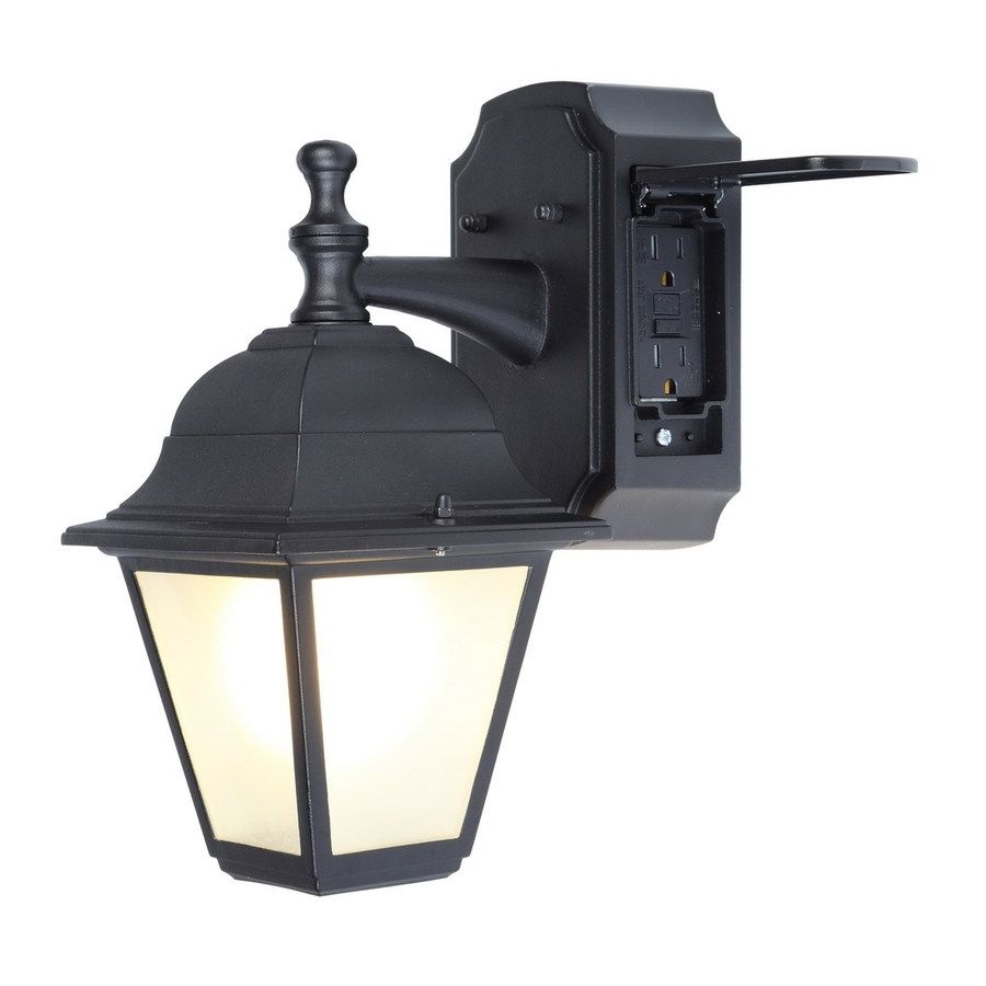Shop Outdoor Wall Lighting At Lowes Inside Plug In Outdoor Lanterns (Photo 9 of 20)