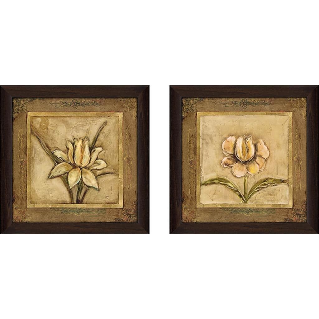 Shop "tulip Bronze" Wall Art Set Of 2, Matching Set – On Sale – Free With Regard To Bronze Wall Art (View 11 of 20)