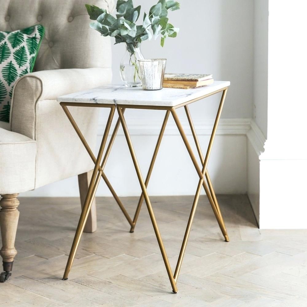Side Table ~ Marble Top Side Tables Stellar White Table Smart Round Pertaining To Smart Large Round Marble Top Coffee Tables (Photo 7 of 30)