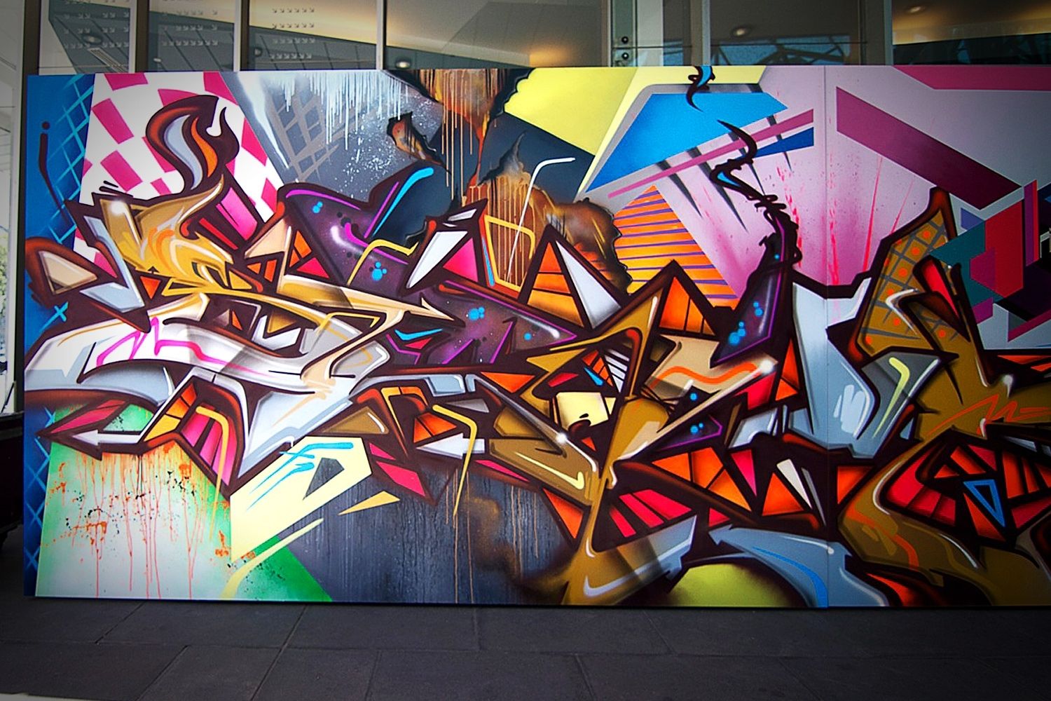 Sirum Graffiti Wall Art Stunning Graffiti Wall Art – Home Design And With Regard To Graffiti Wall Art (View 8 of 20)