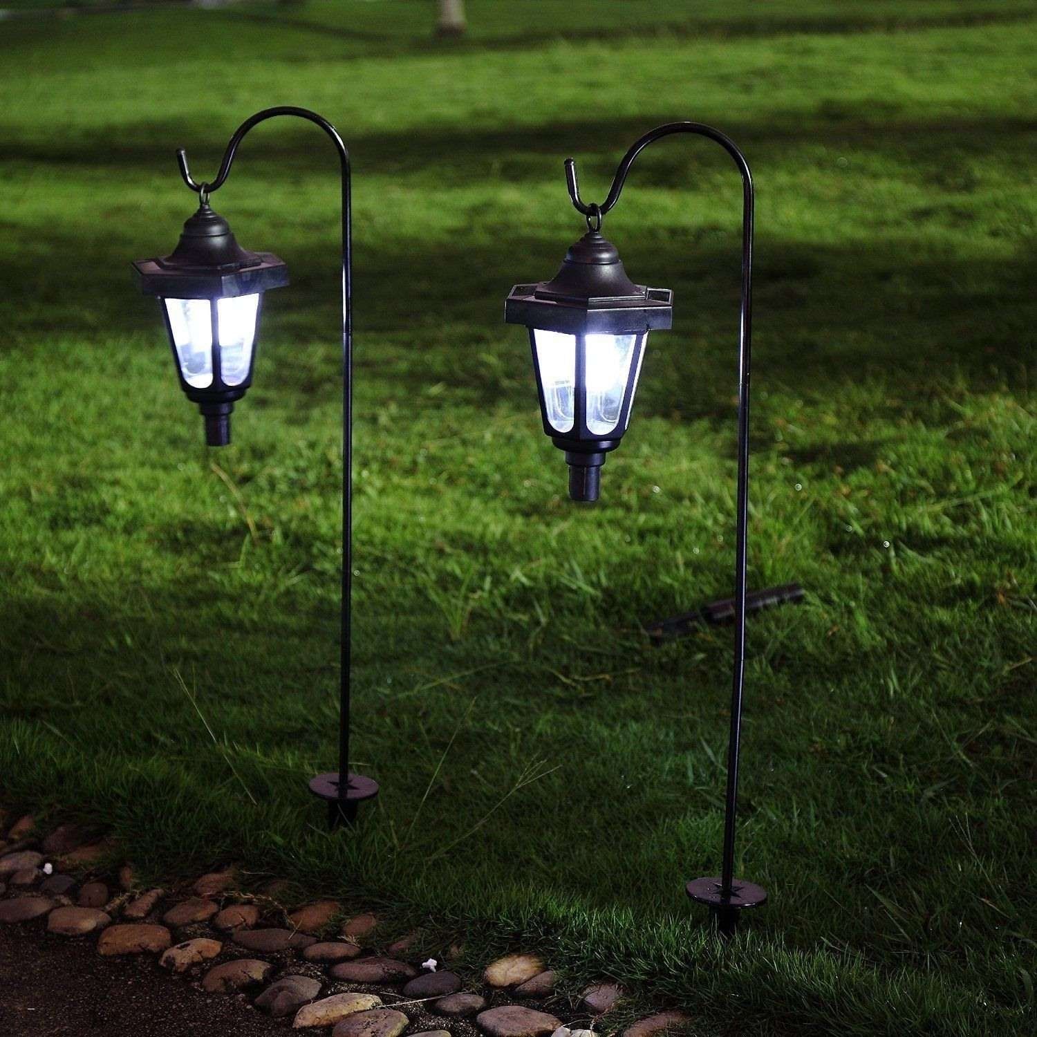 Solar Outdoor Lanterns Amazon With Powered Garden Lights Reviews Inside Outdoor Lanterns At Amazon (Photo 10 of 20)
