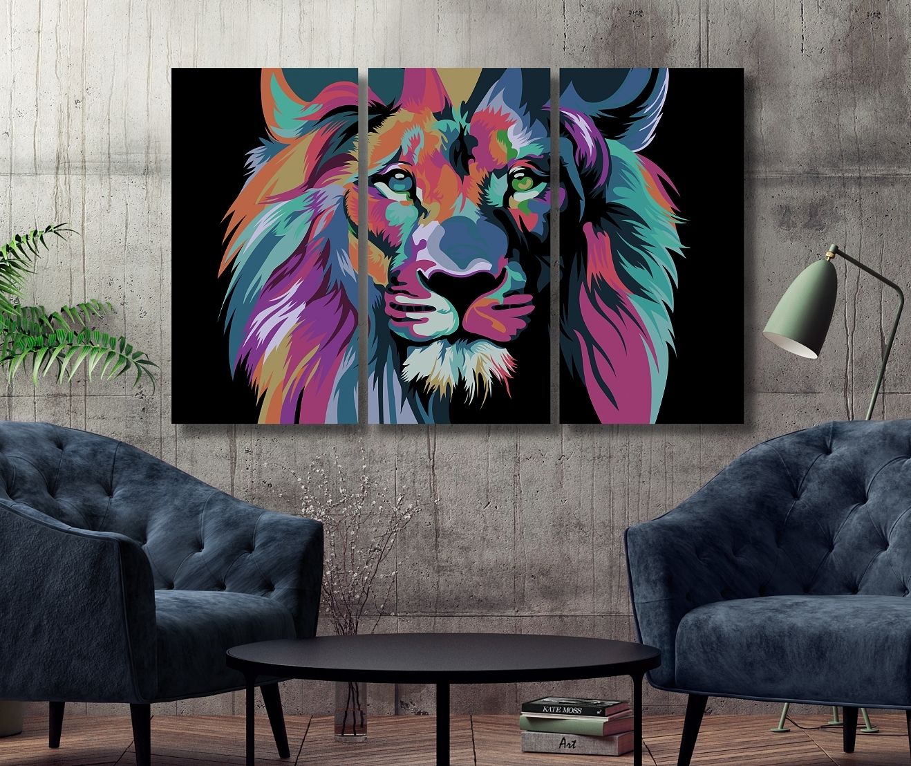 Sound Absorbing Wall Art – Lion | Canvasbutik Intended For Lion Wall Art (Photo 5 of 20)