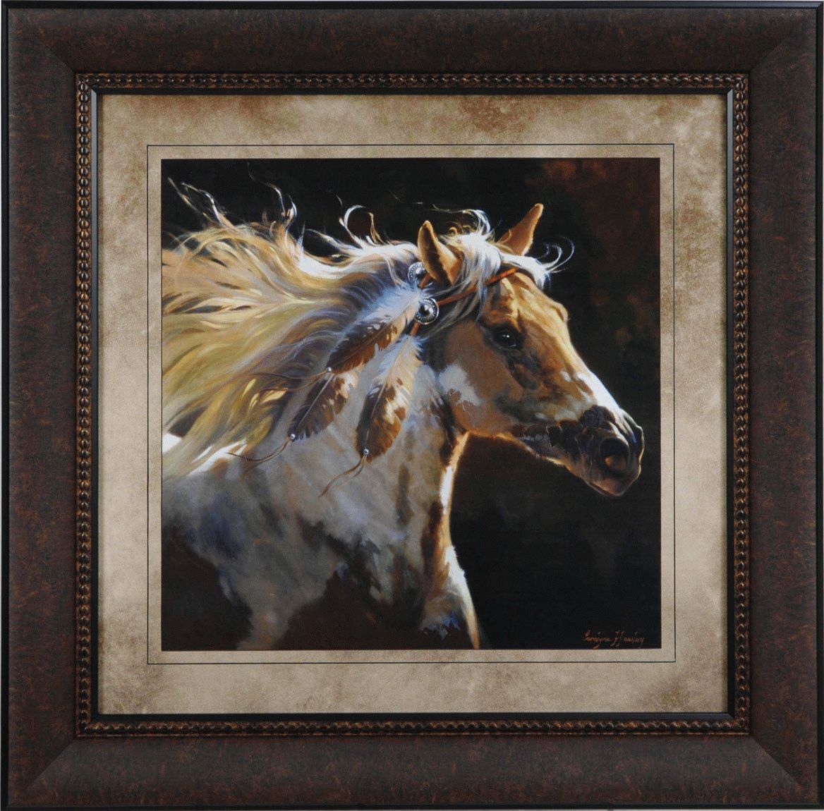 Spirit Horse Framed Art Regarding Horses Wall Art (View 15 of 20)