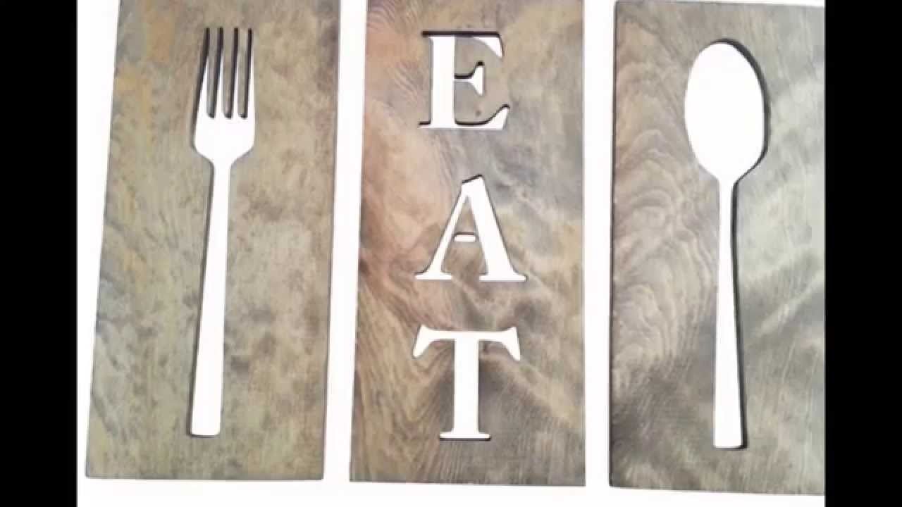 Spoon And Fork Wall Decor # Diy Fork And Spoon Wall Decor – Youtube For Fork And Spoon Wall Art (View 4 of 20)