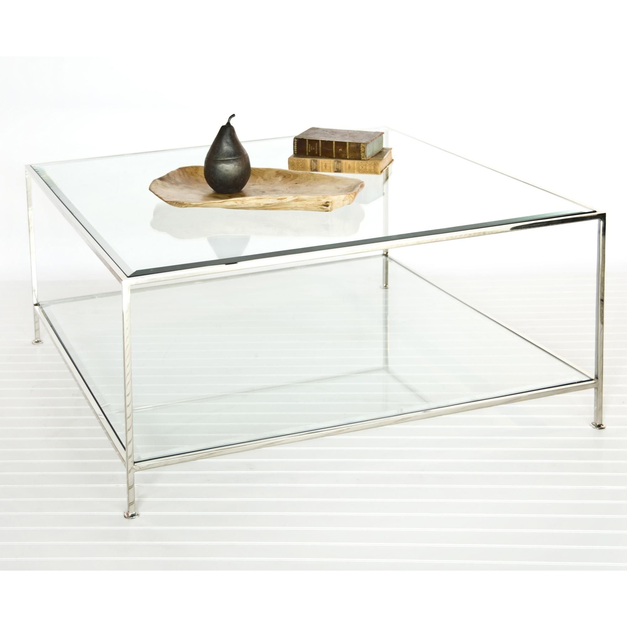 Square Lucite Coffee Table Elegant Fabulous Pertaining To 18 Pertaining To Disappearing Coffee Tables (View 13 of 30)