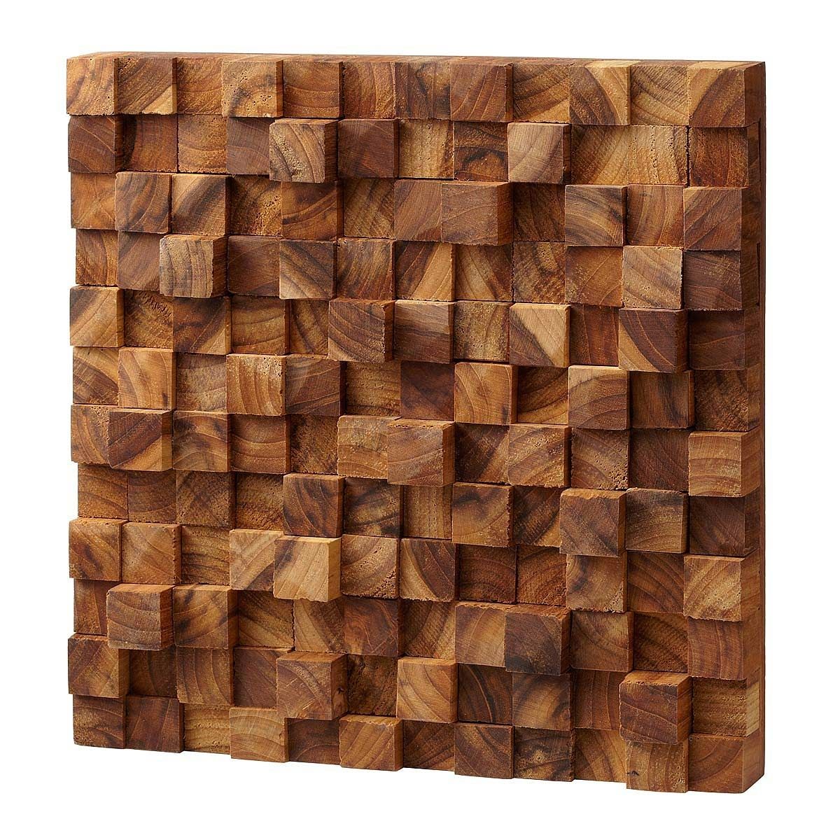Square Takara Wall Art | Teak Wood, 3d Art | Uncommongoods Within Wooden Wall Art (View 5 of 20)
