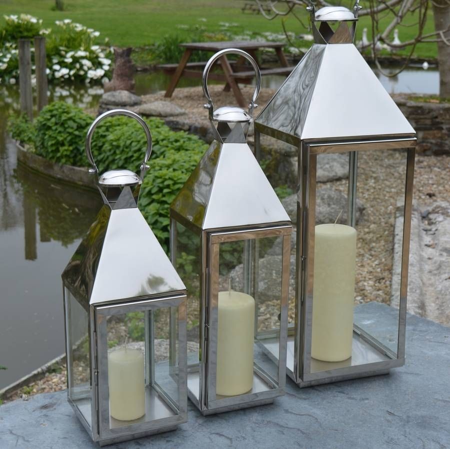 Stainless Steel Outdoor Candle Lanterns – Outdoor Ideas Within Outdoor Candle Lanterns (View 12 of 20)