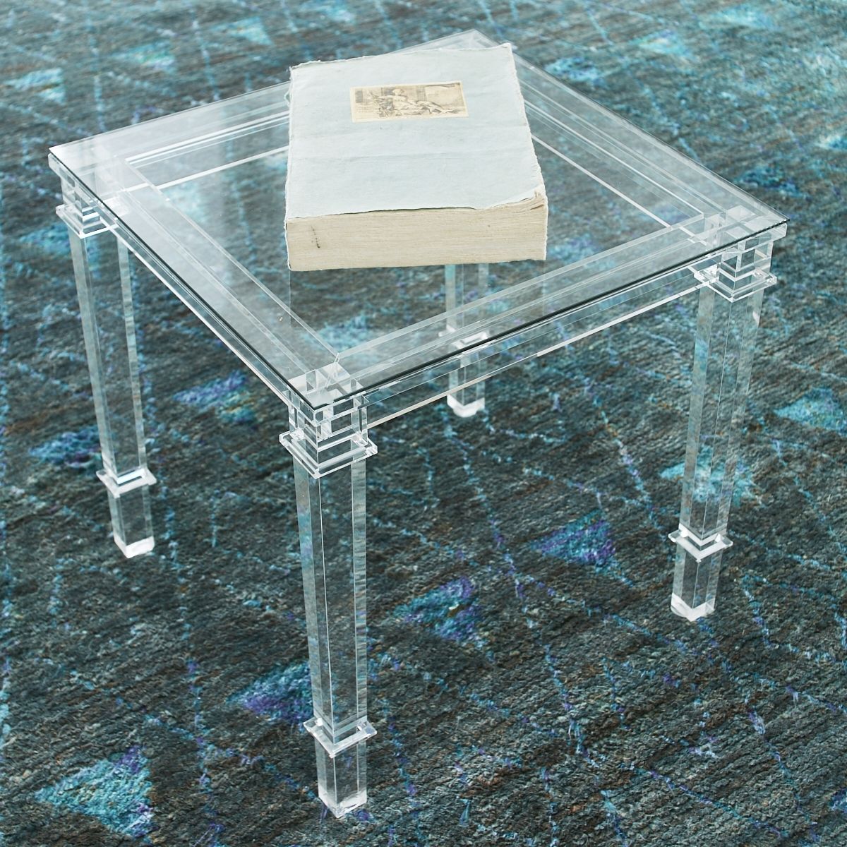 Stately Acrylic Side Table | Wisteria In Stately Acrylic Coffee Tables (View 8 of 30)