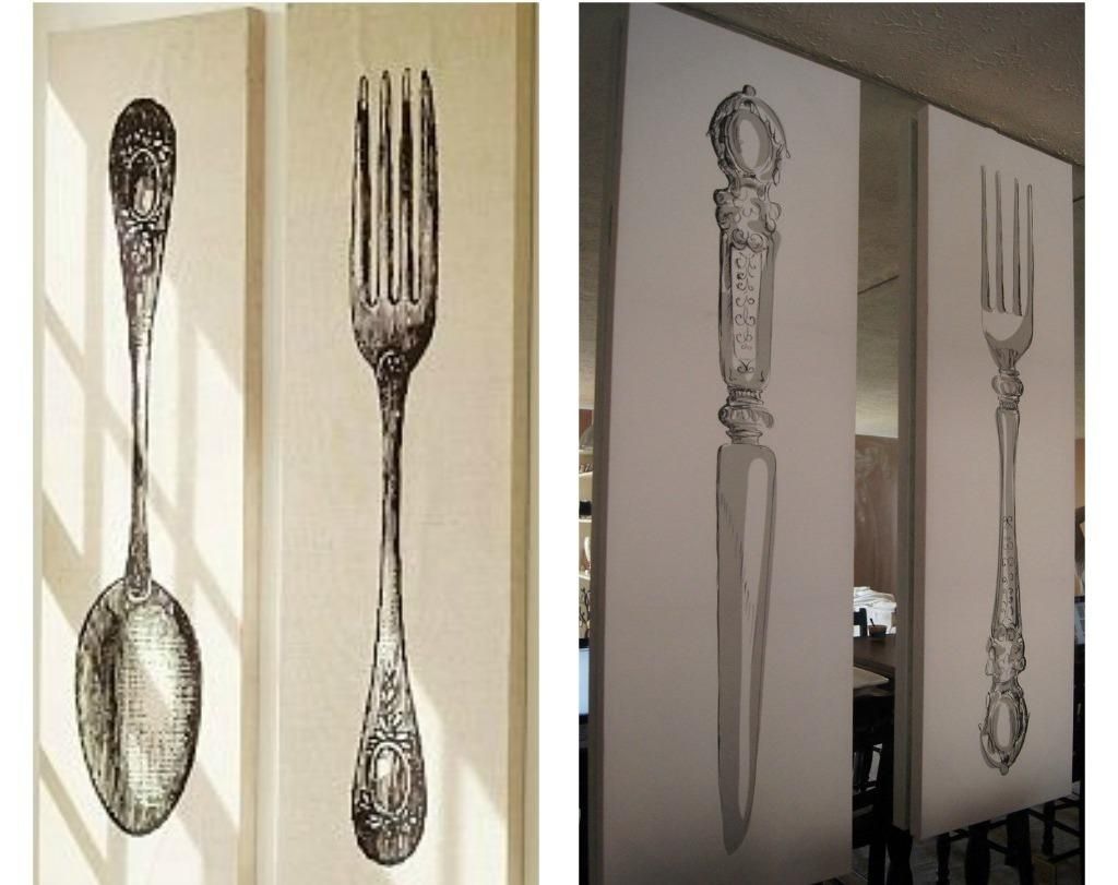Style Of Spoon And Fork Fabulous Wall Decor Beautiful Spoon And Fork Intended For Fork And Spoon Wall Art (View 8 of 20)