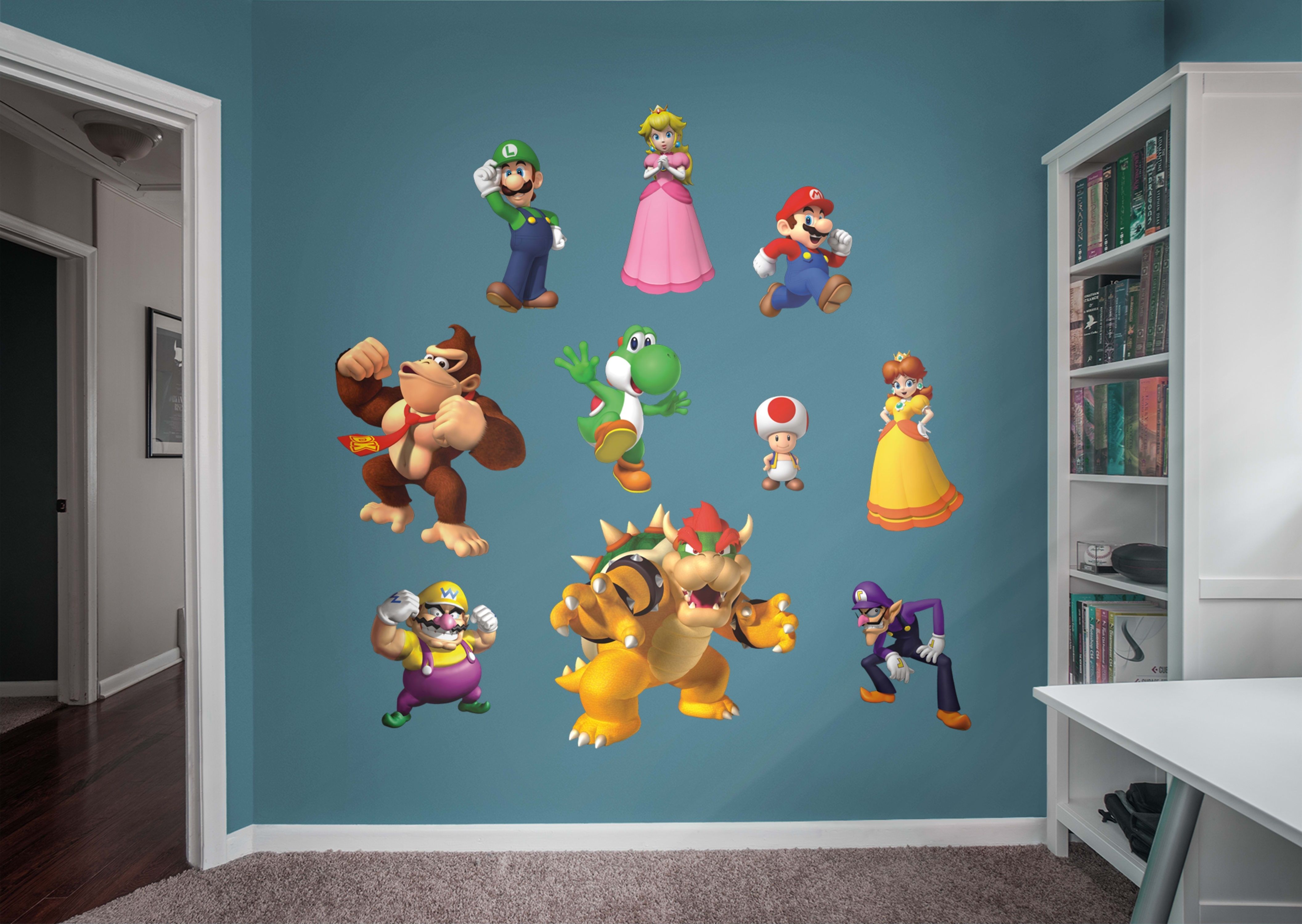 Super Mario™: Characters Collection – Giant Officially Licensed For Nintendo Wall Art (View 3 of 20)