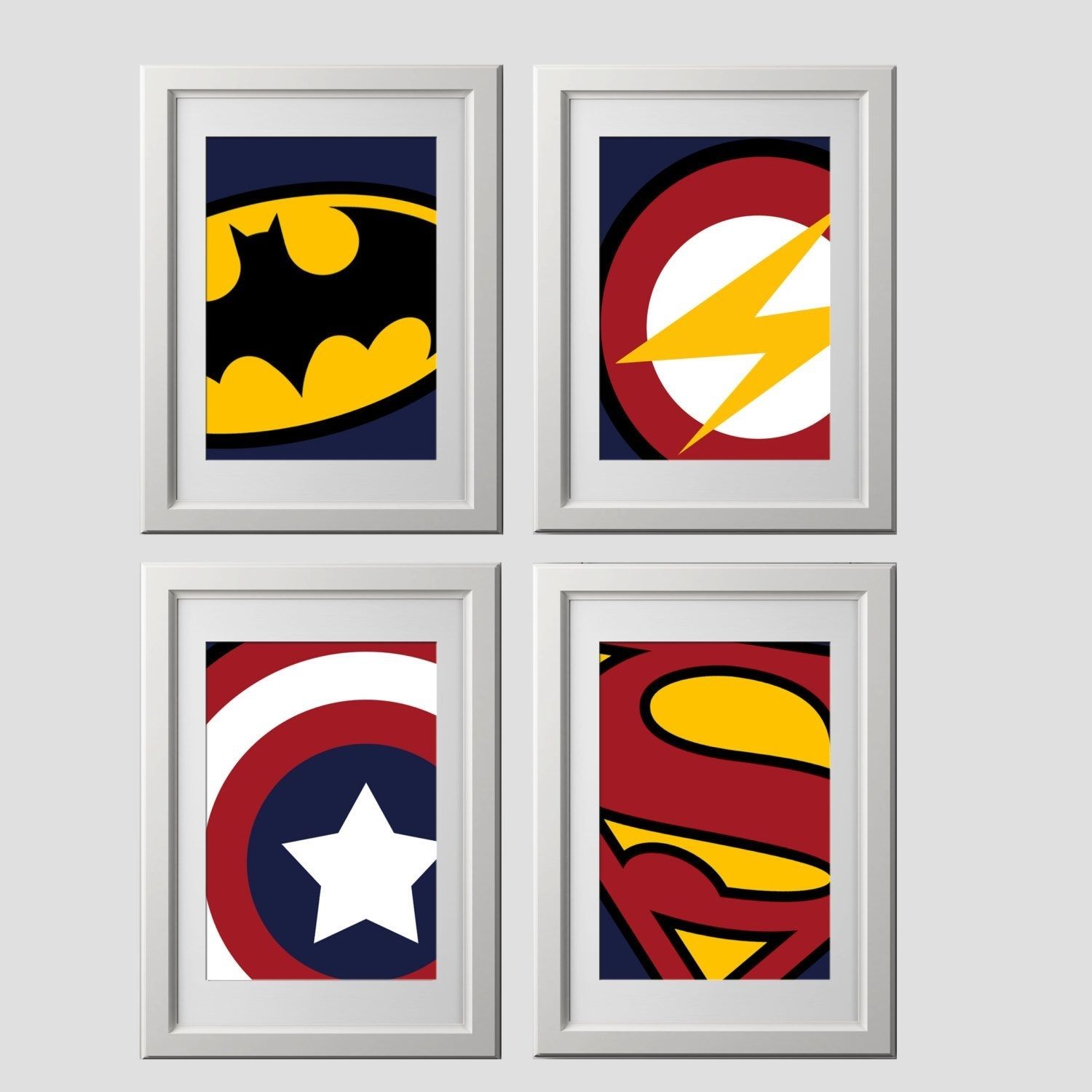 Featured Photo of 20 The Best Superhero Wall Art