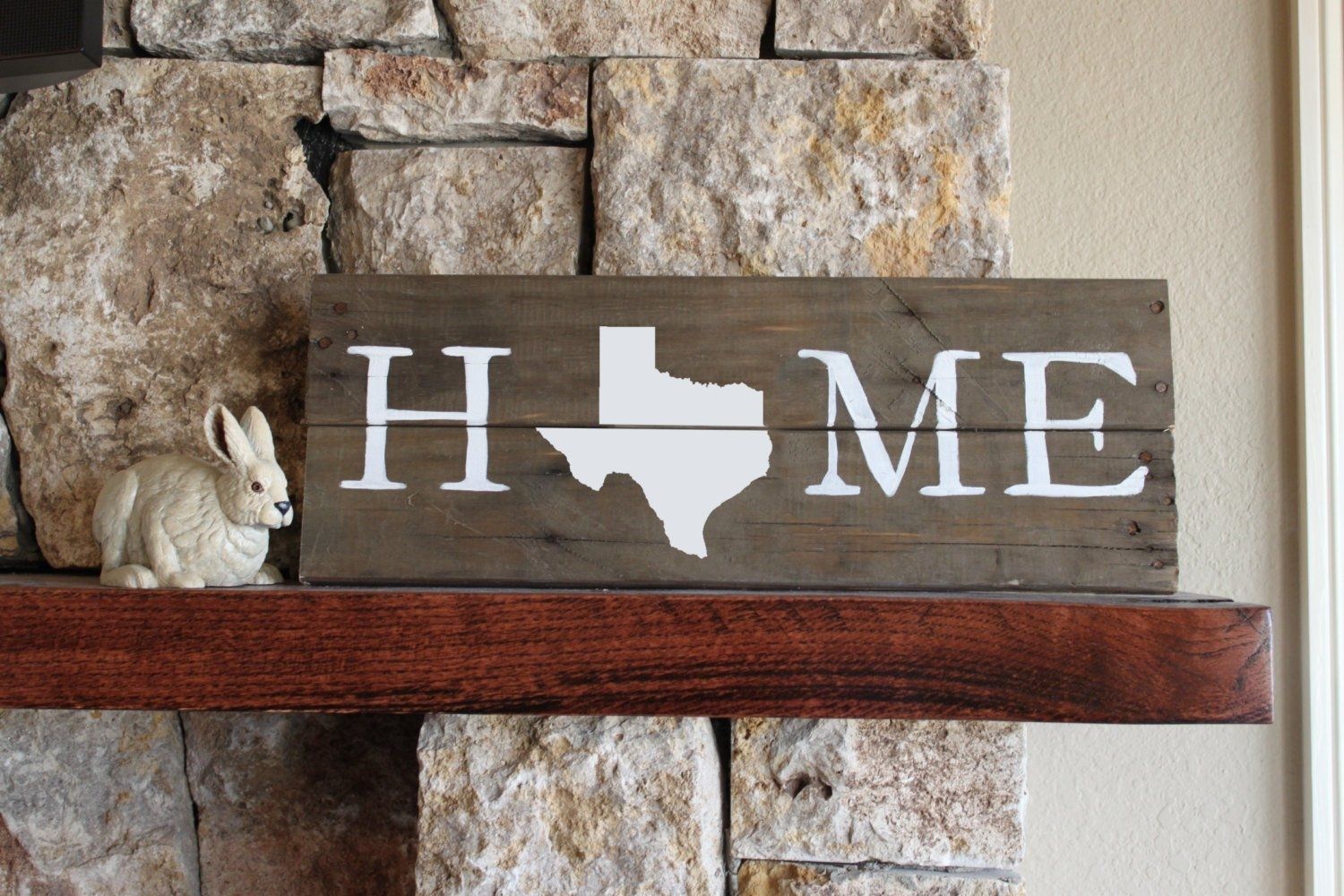 Texas Home Reclaimed Wood Sign Texas Gift Rustic Texas Wall | Etsy Inside Texas Wall Art (View 4 of 20)
