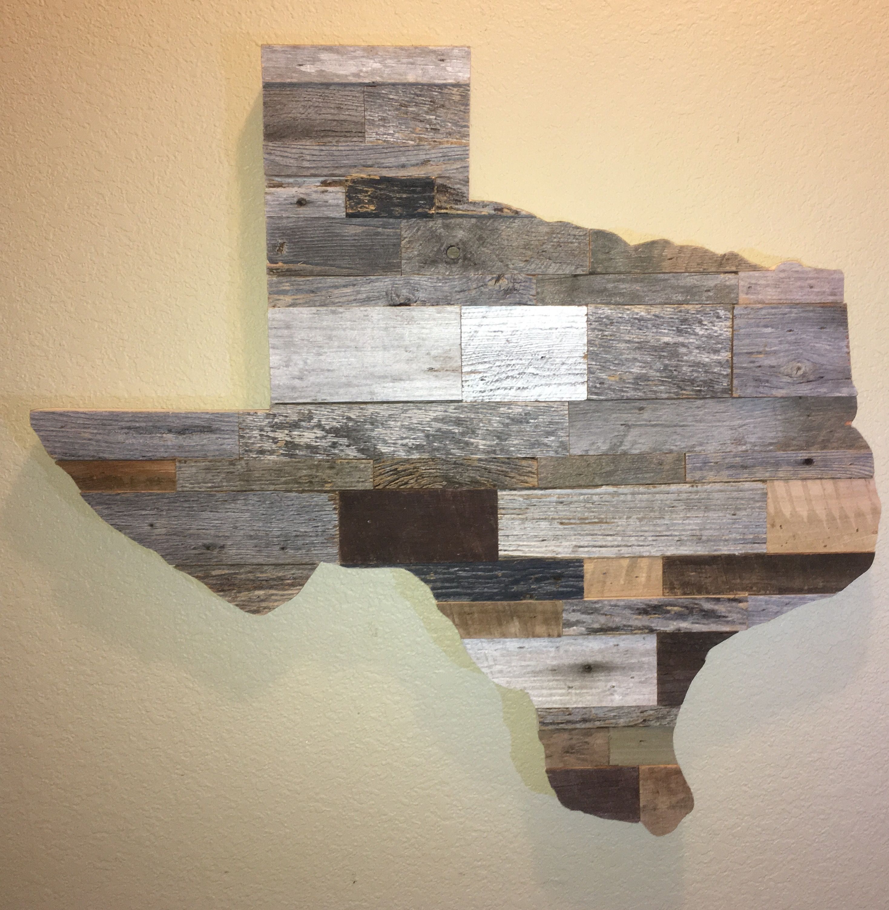 Texas Wall Art | Reclaimed Wood | Pinterest | Texas Wall Art Within Texas Wall Art (View 3 of 20)