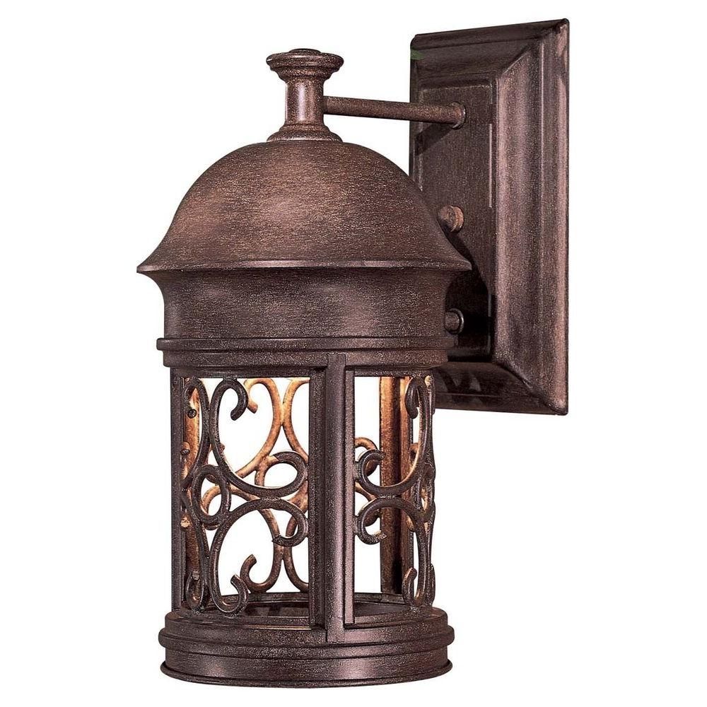 The Great Outdoorsminka Lavery Sage Ridge 1 Light Vintage Rust With Regard To Rust Proof Outdoor Lanterns (View 15 of 20)