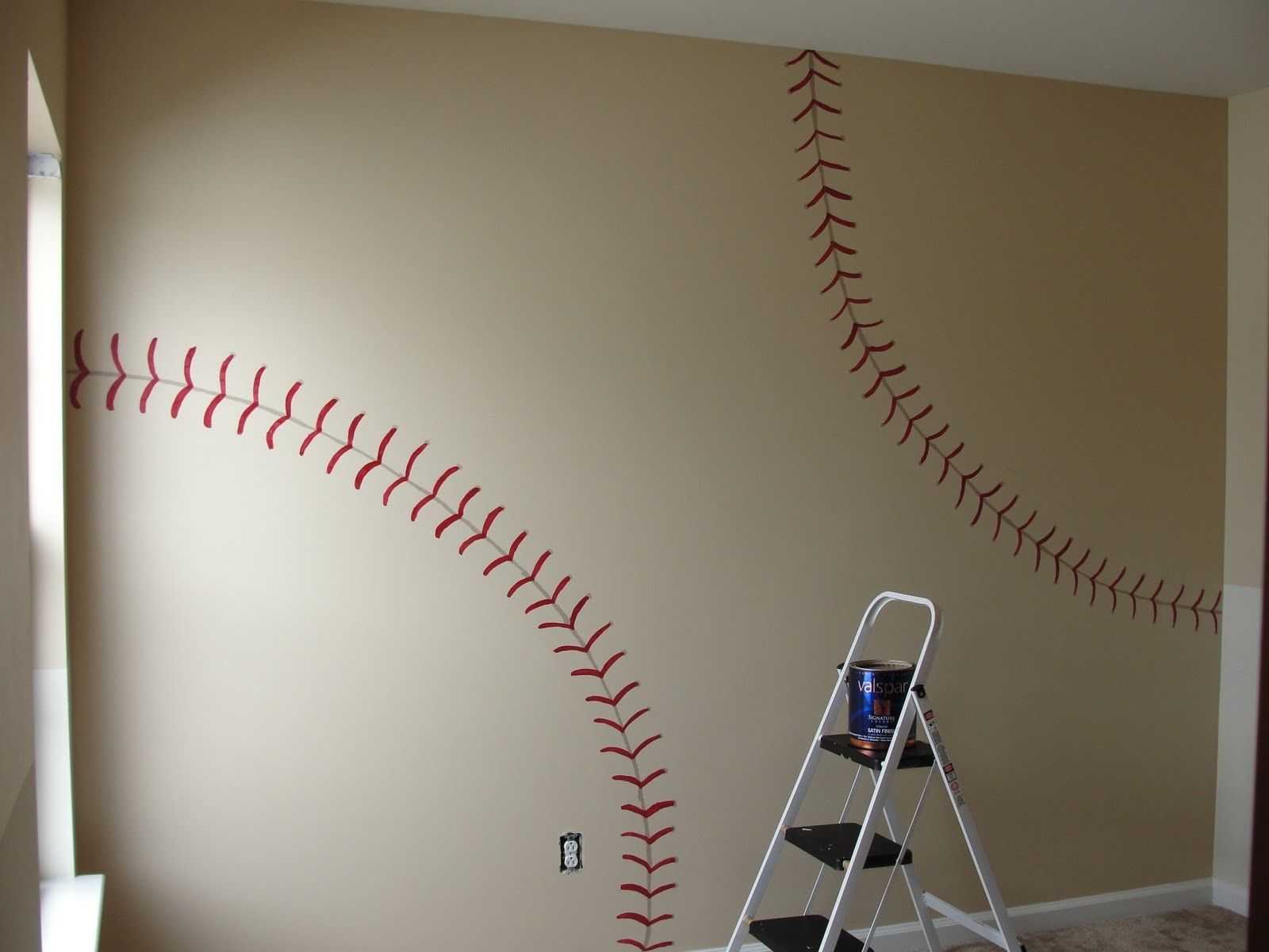 This Diy House: Inspiration For Vintage Baseball And, Baseball Wall With Regard To Baseball Wall Art (View 20 of 20)